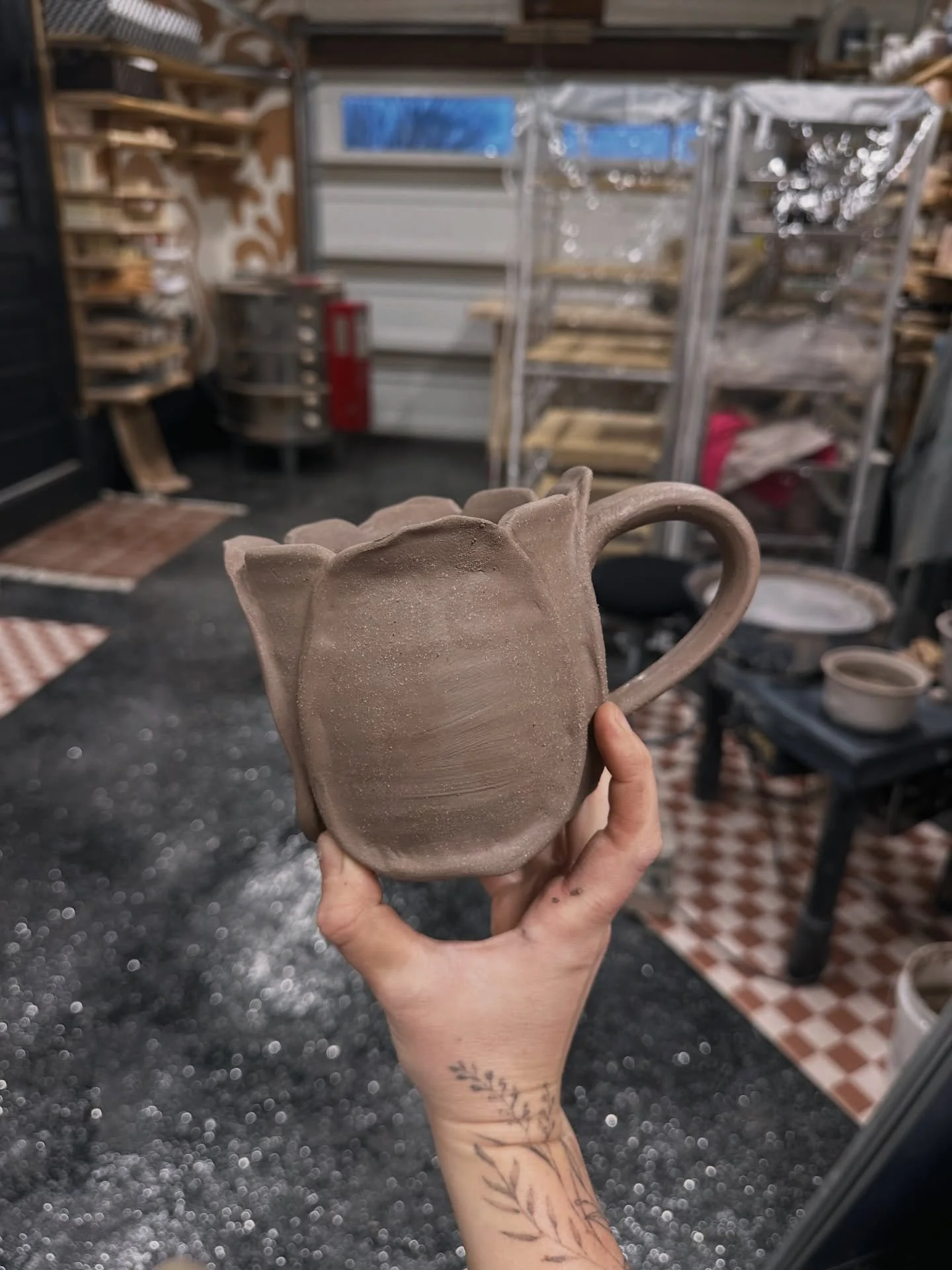 Working on my Spring Collection for Gray Apple Market on May 2 &amp; 3! 🌸🌷✨