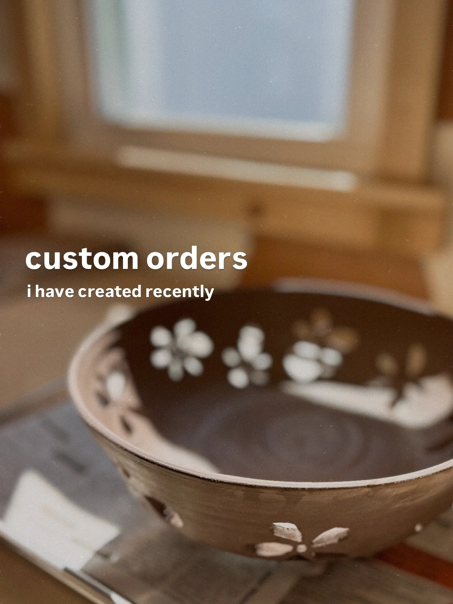 🥣 ☕️ 💒 👰&zwj;♀️ 🐕 🐾

✨ custom pieces i have created recently ✨ 
custom orders are available on my website!