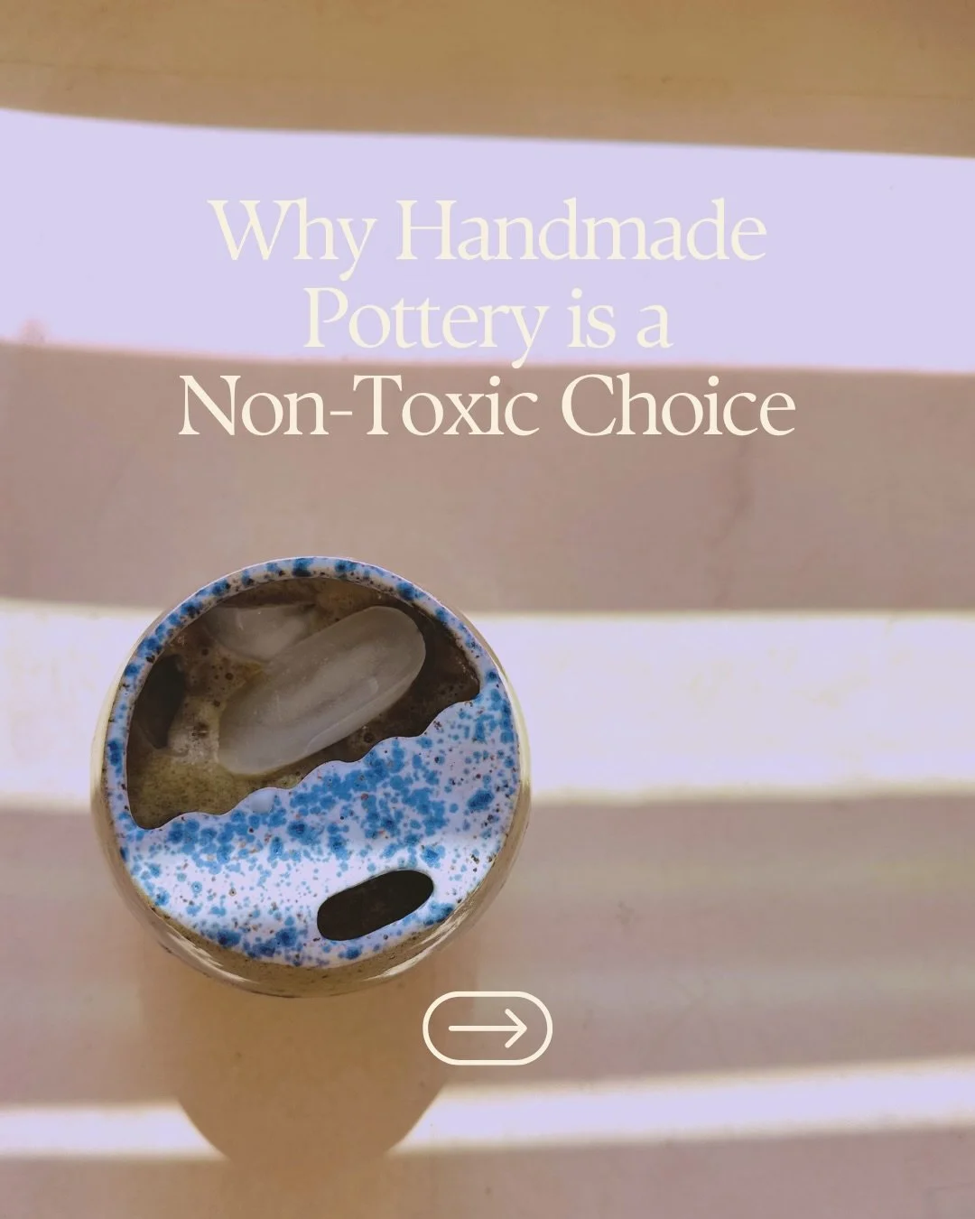 Swipe to learn why handmade pottery is more than just beautiful. It&rsquo;s one of the most intentional non-toxic swaps you can make for your home 🤎✨ 

#intentionalliving #nontoxicswaps #nontoxic #pottery #nontoxiclifestyle