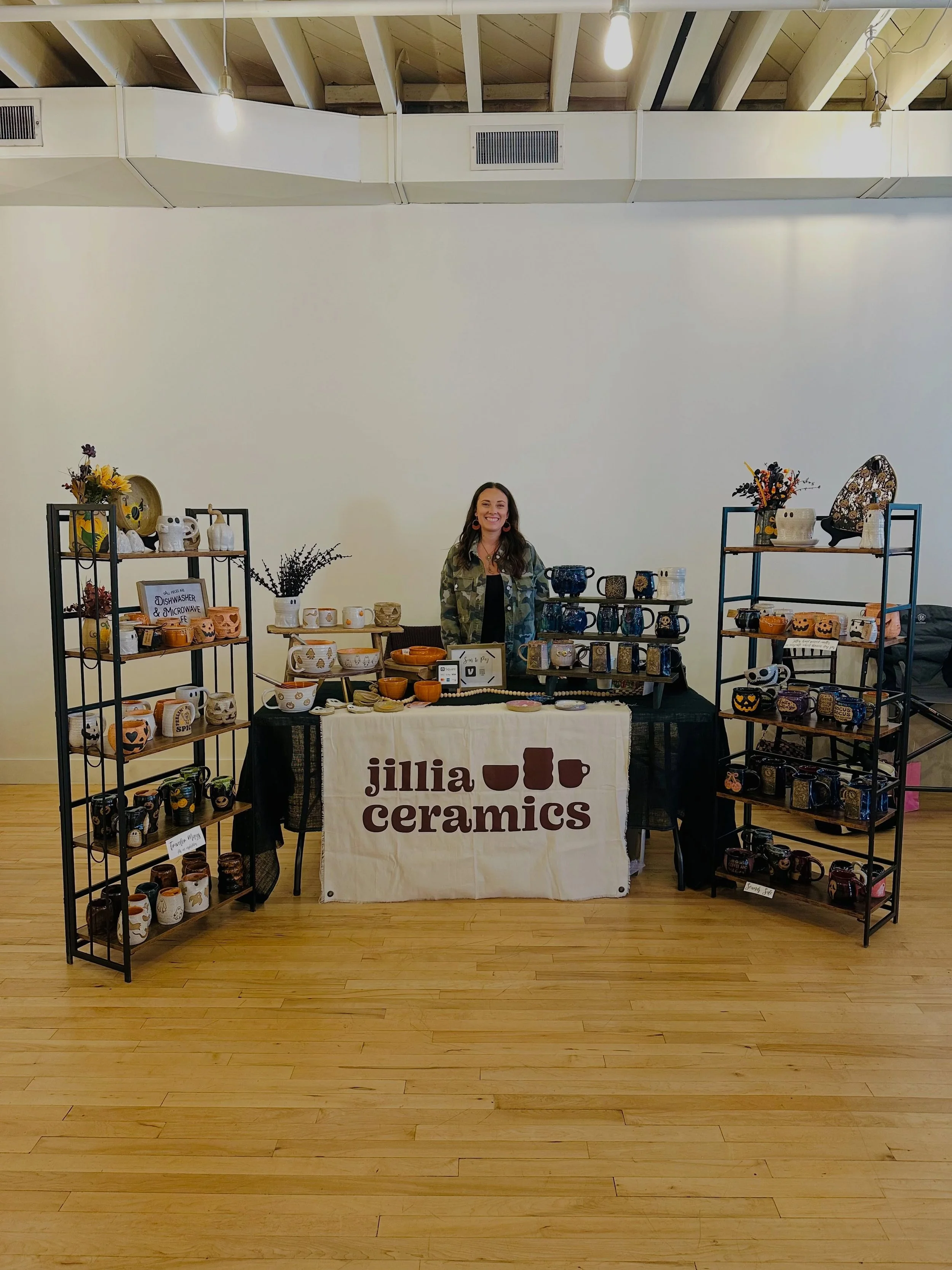 As @lucyandleigh said this weekend&hellip; I am officially out of hibernation from my studio 😝

I&rsquo;m hitting the road this fall and winter season and my first pop up was yesterday at Baubles &amp; Brews in Pottsville PA hosted by the lovely @lu