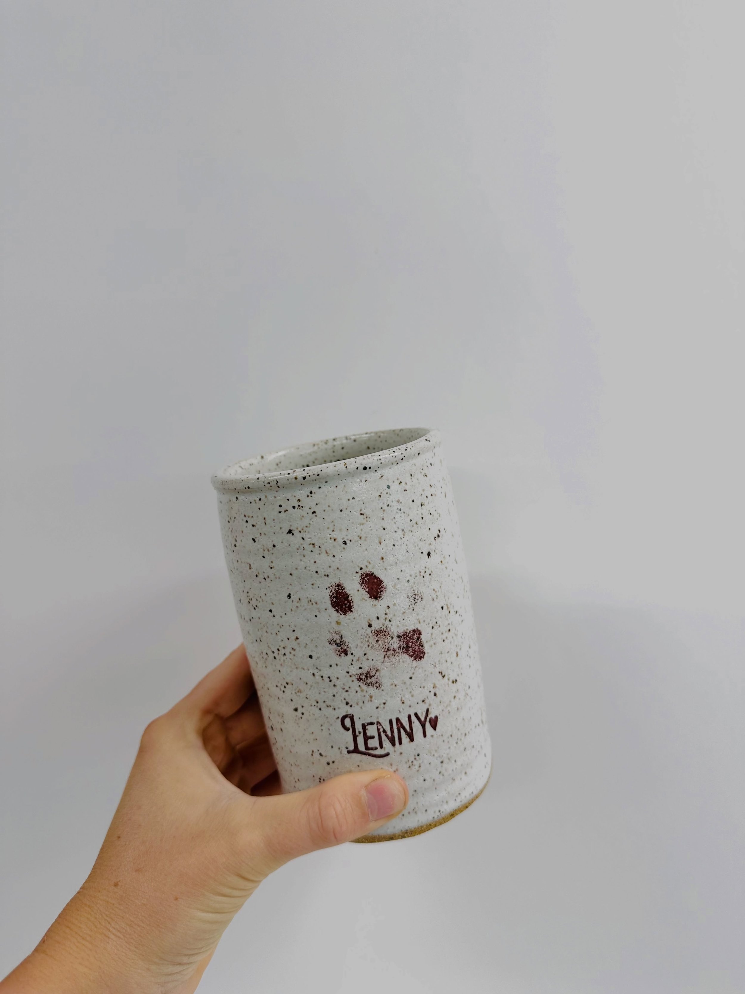 ✨ Custom Pet Tumblers are officially available for you to custom order on my website! ✨ 

#catmug #custommug #custompottery #pawprintpottery