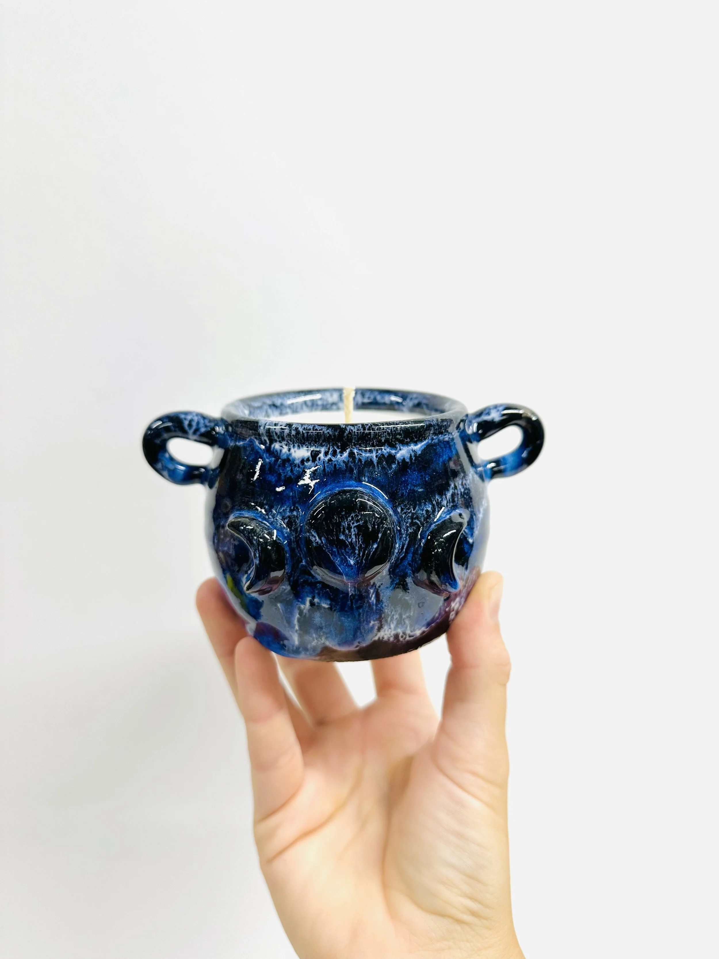 Apple Pie Cauldron Candle
