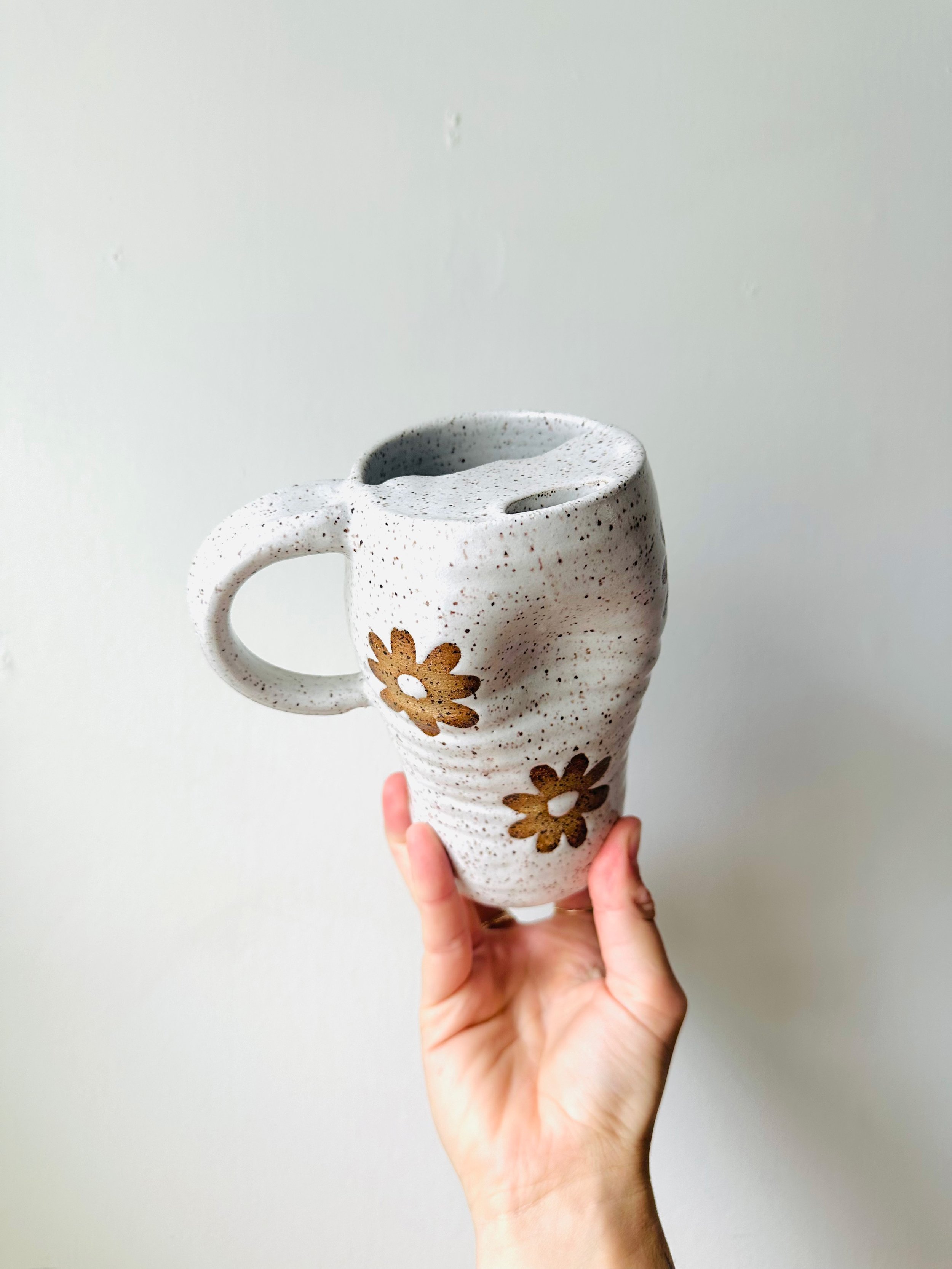 Thumbprint Traveler Mug