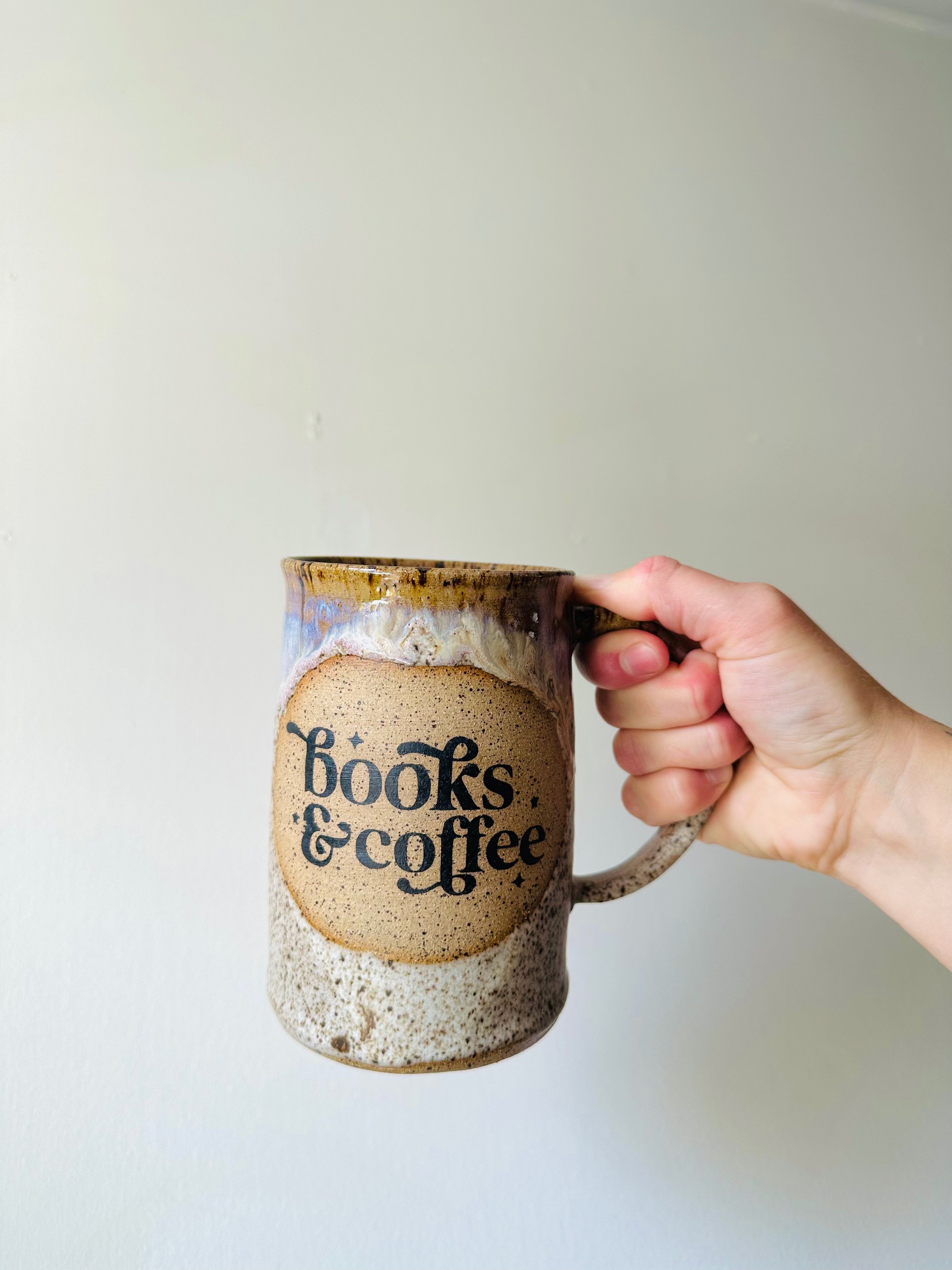 XL Books & Coffee Mug