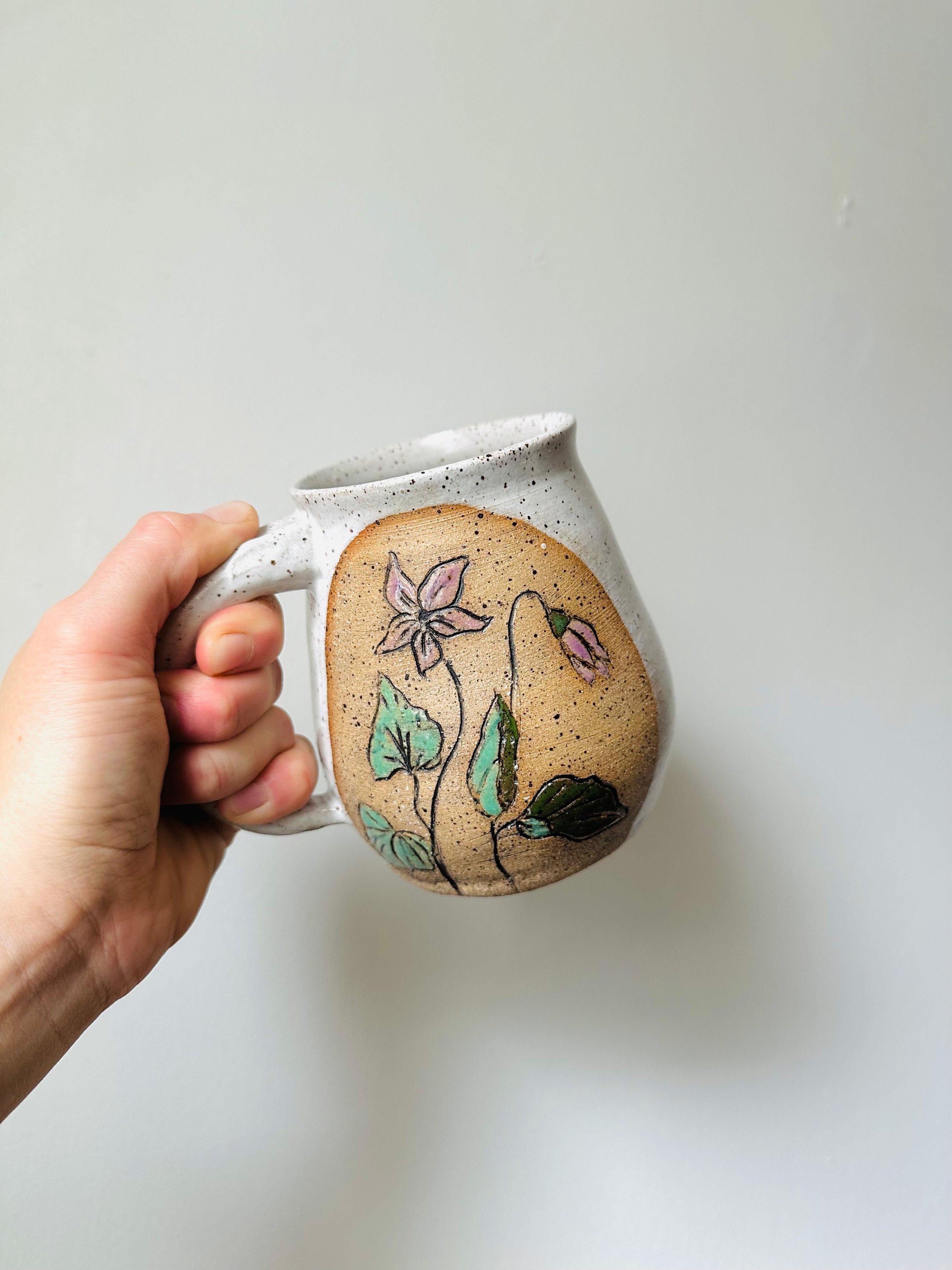 February Birth Flower Mug