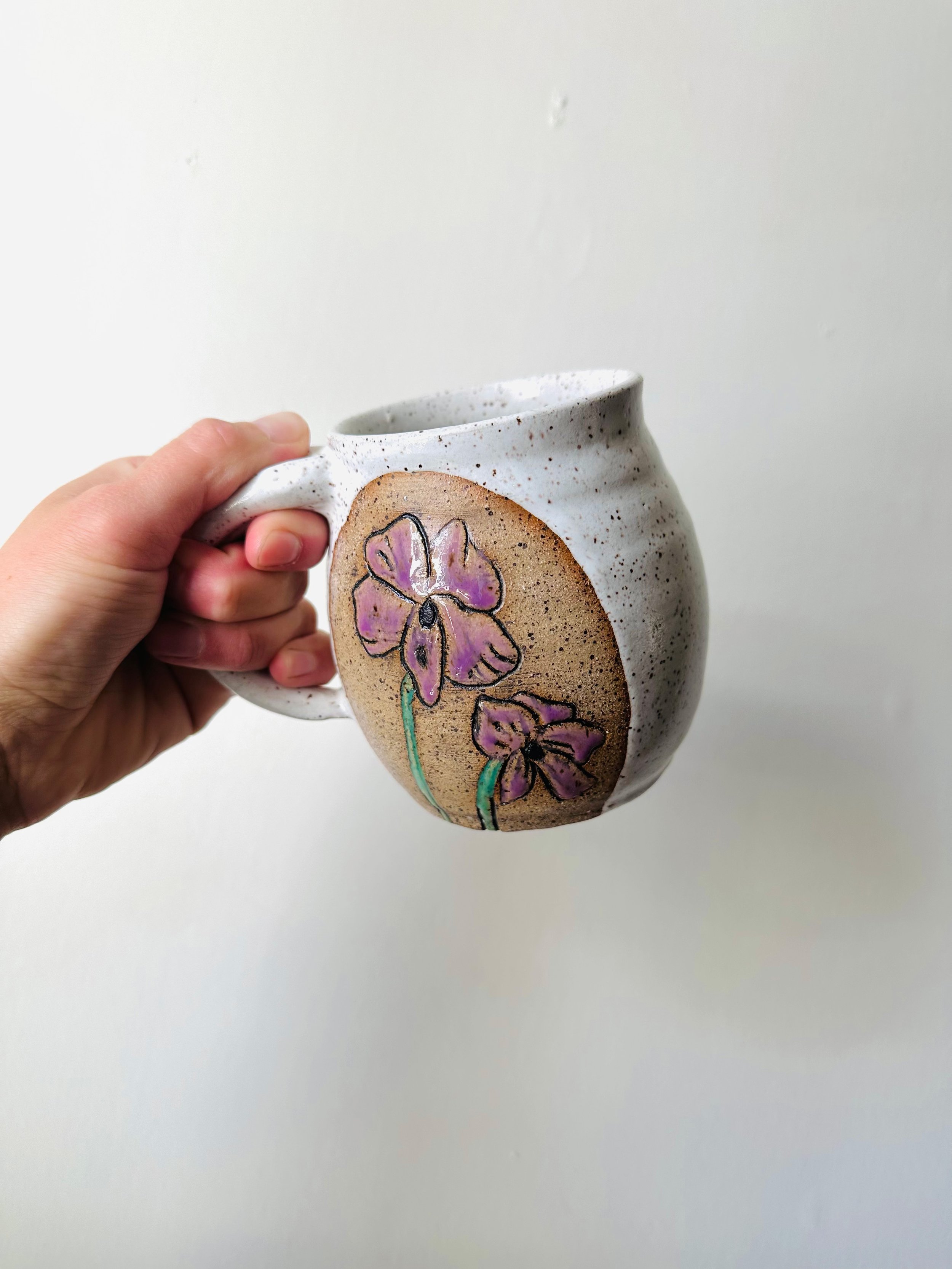 February Birth Flower Mug