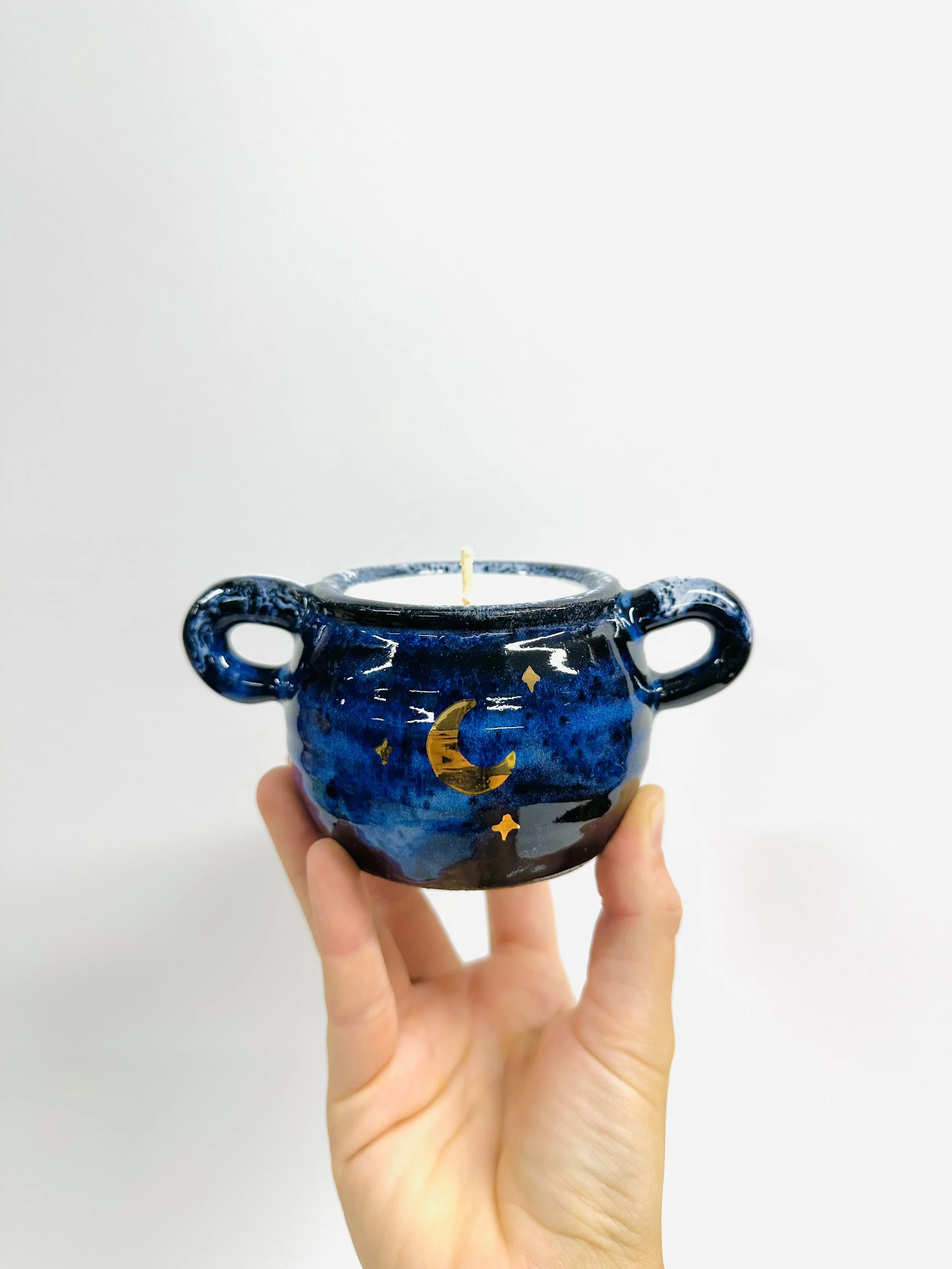Apple Pie Cauldron Candle