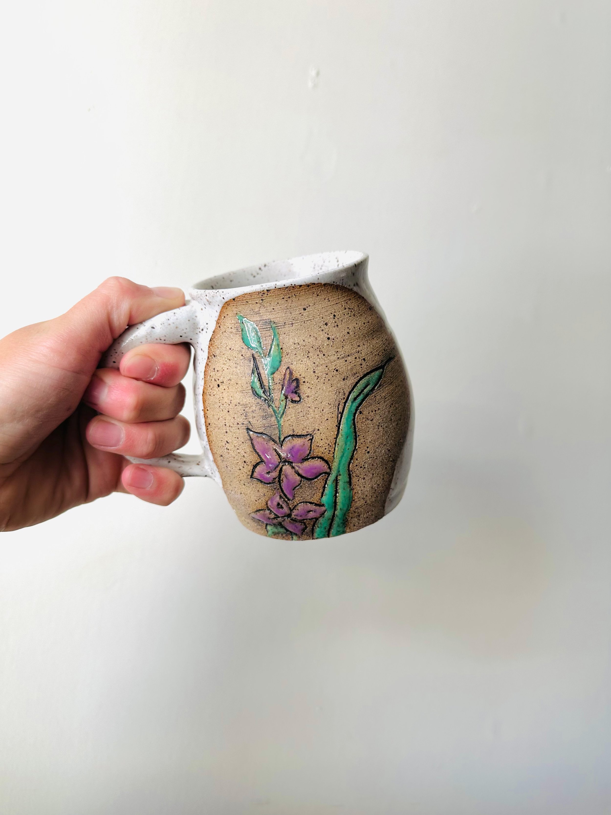 August Birth Flower Mug