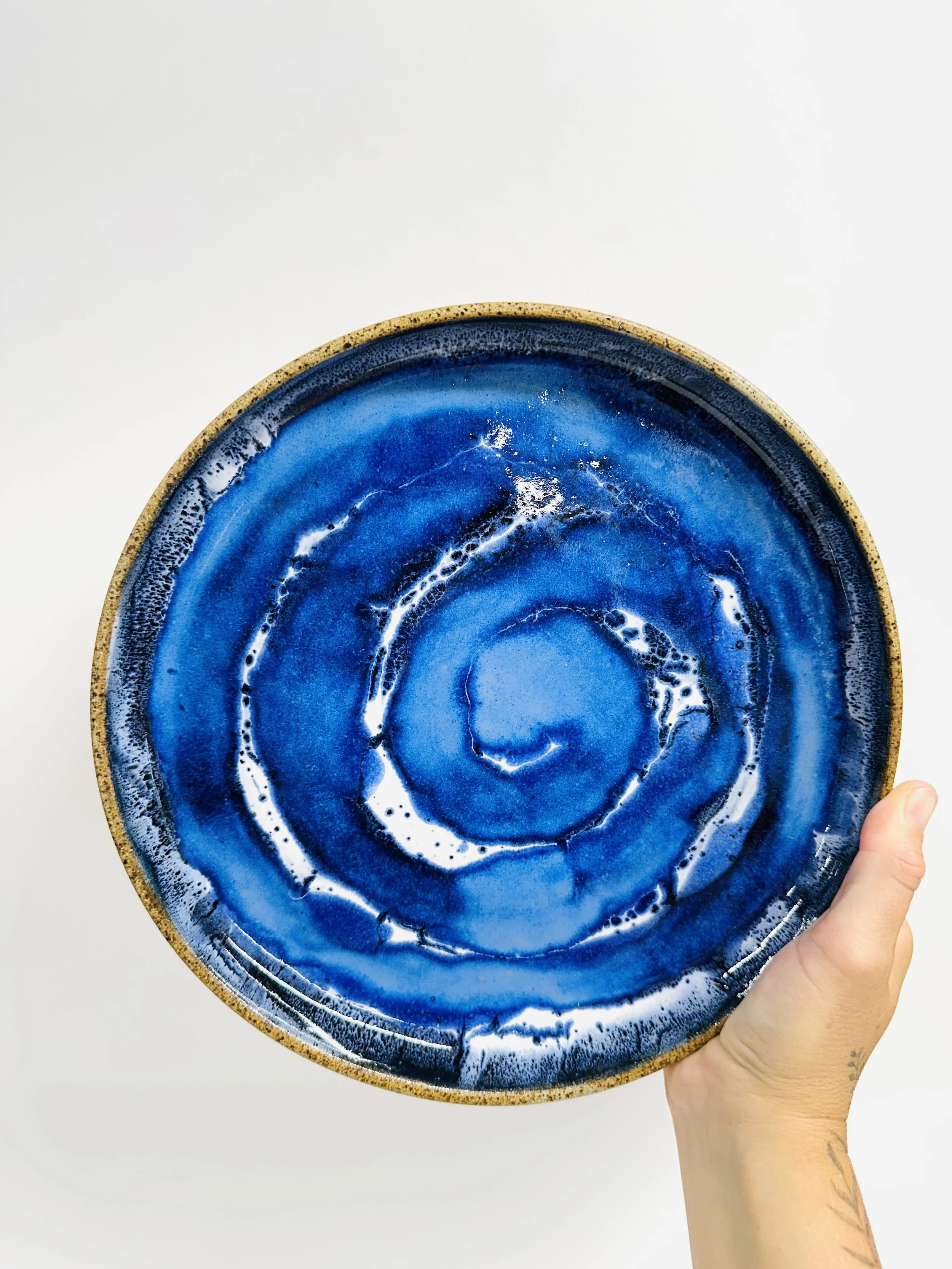 Blue Midnight Starfall Plate
