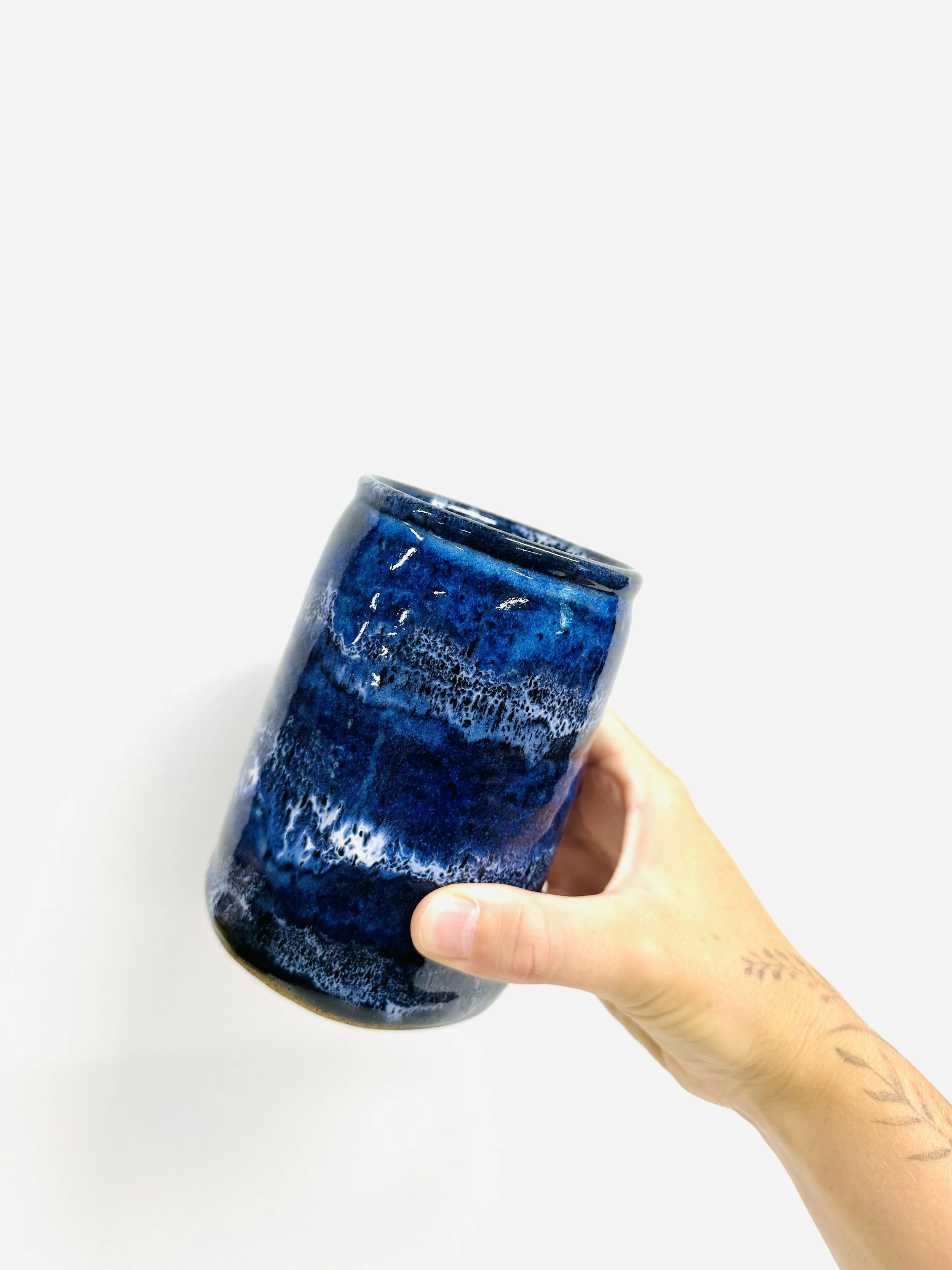 Blue Midnight Starfall Tumbler