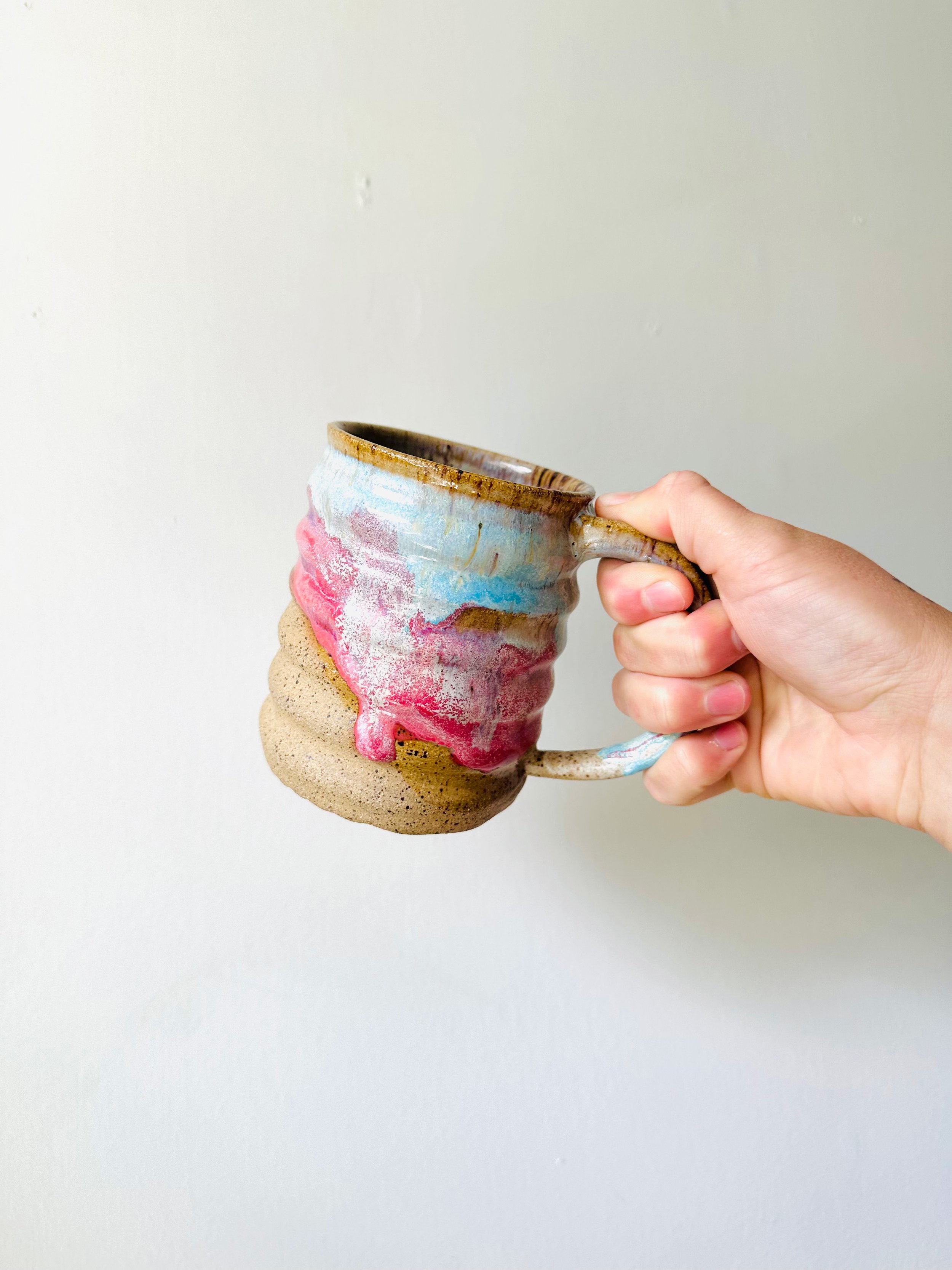 Melted Candy Wavy Mug