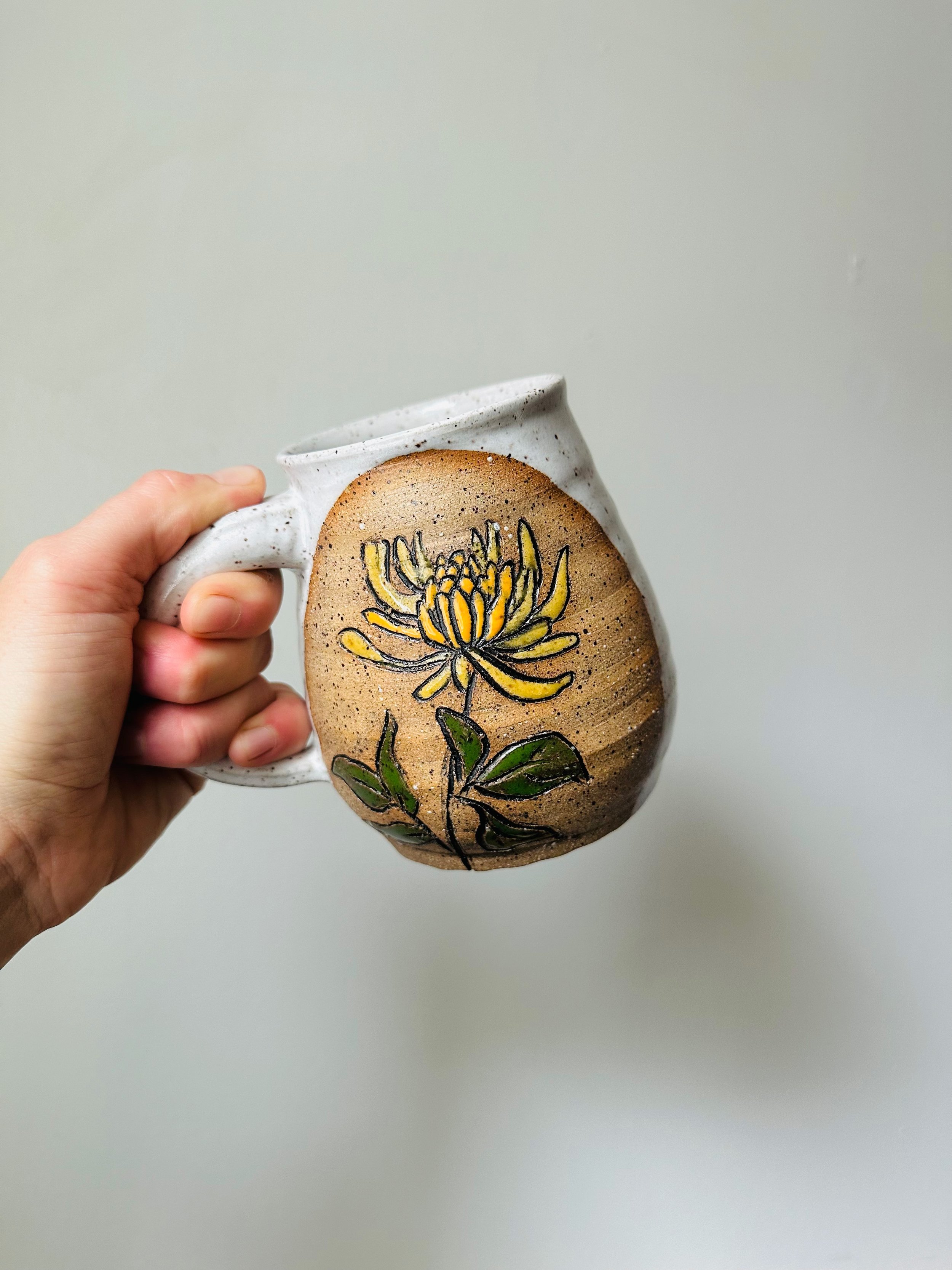 November Birth Flower Mug