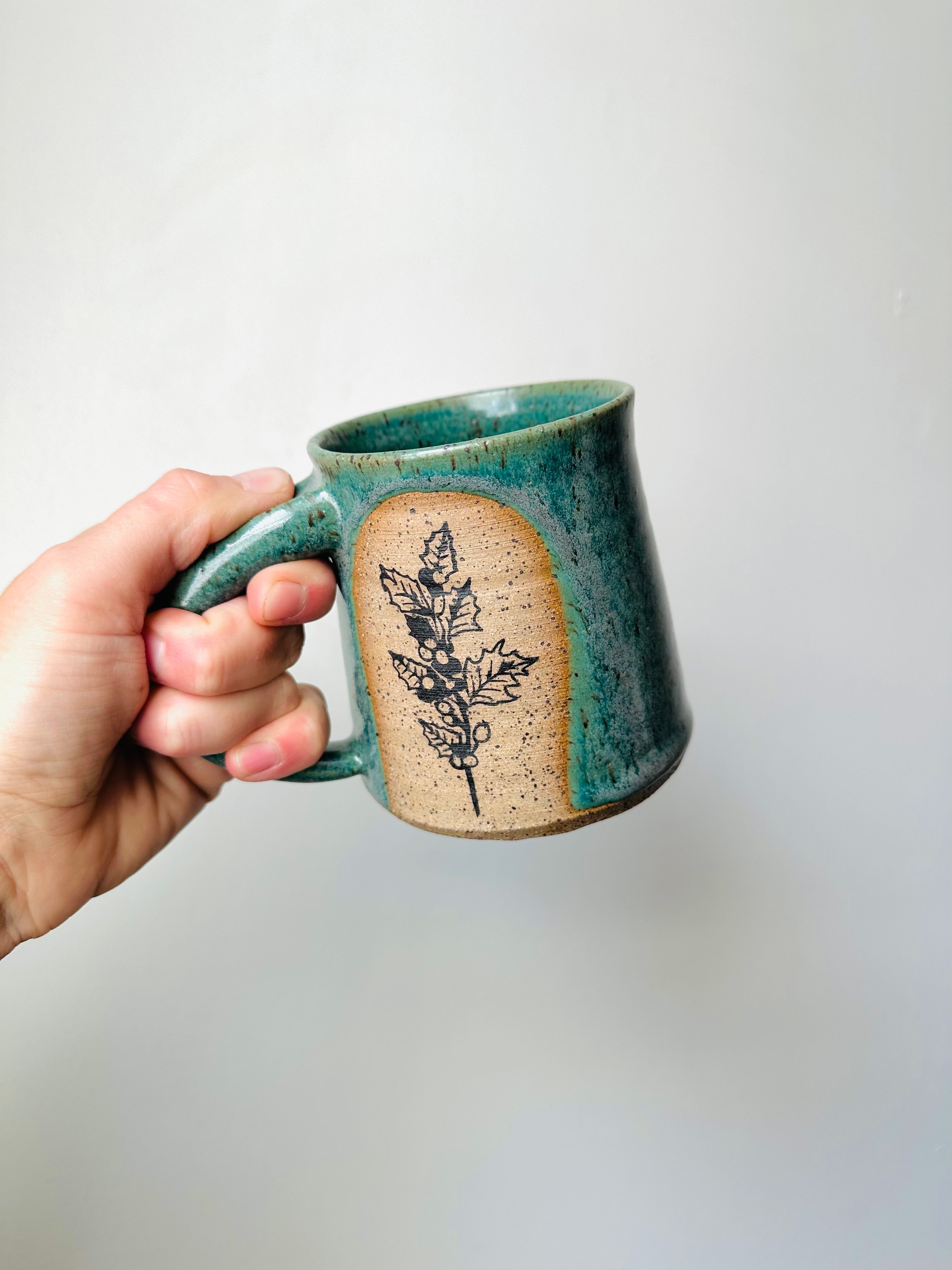 December Birth Flower Mug