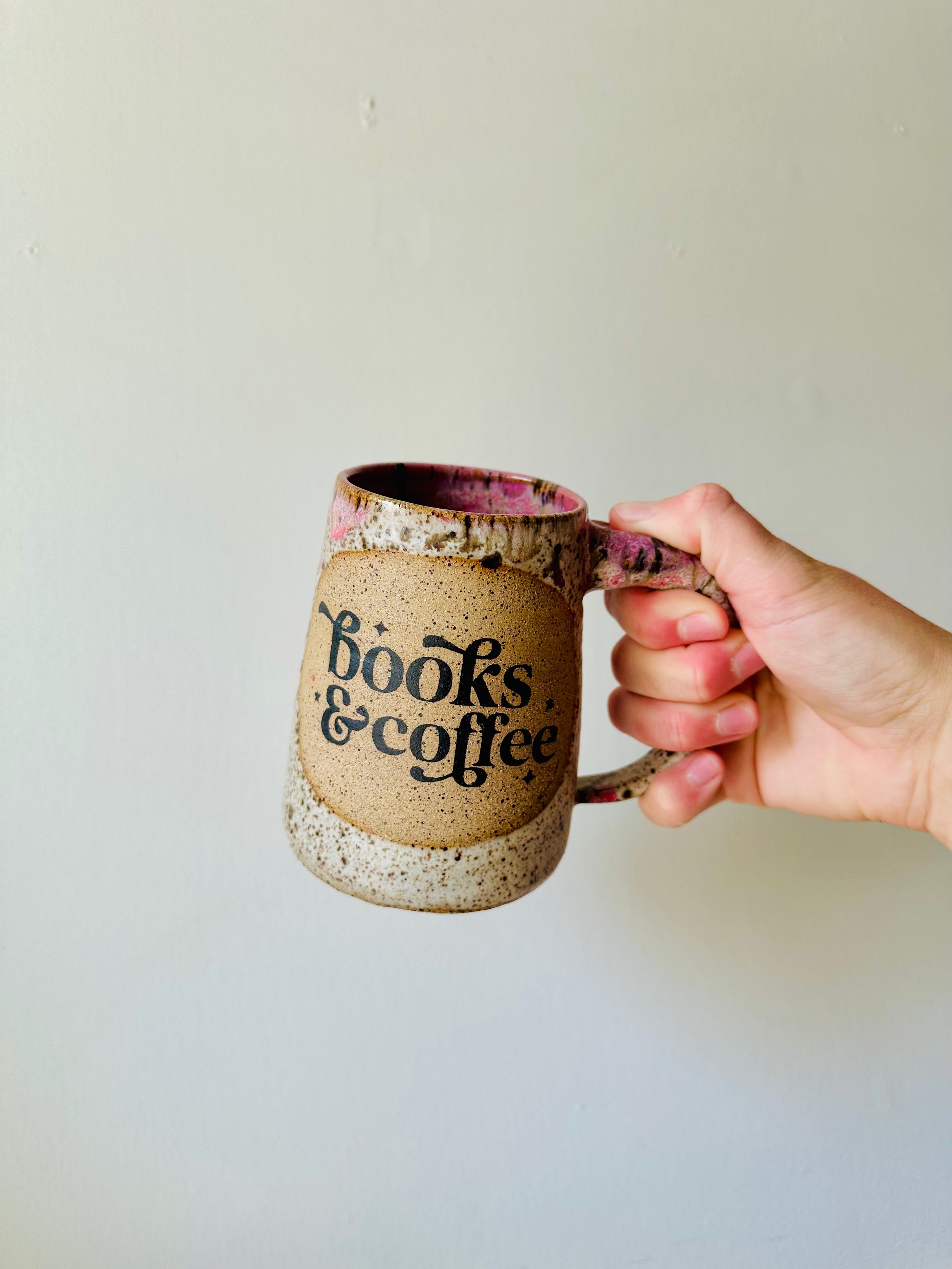 Books & Coffee Mug