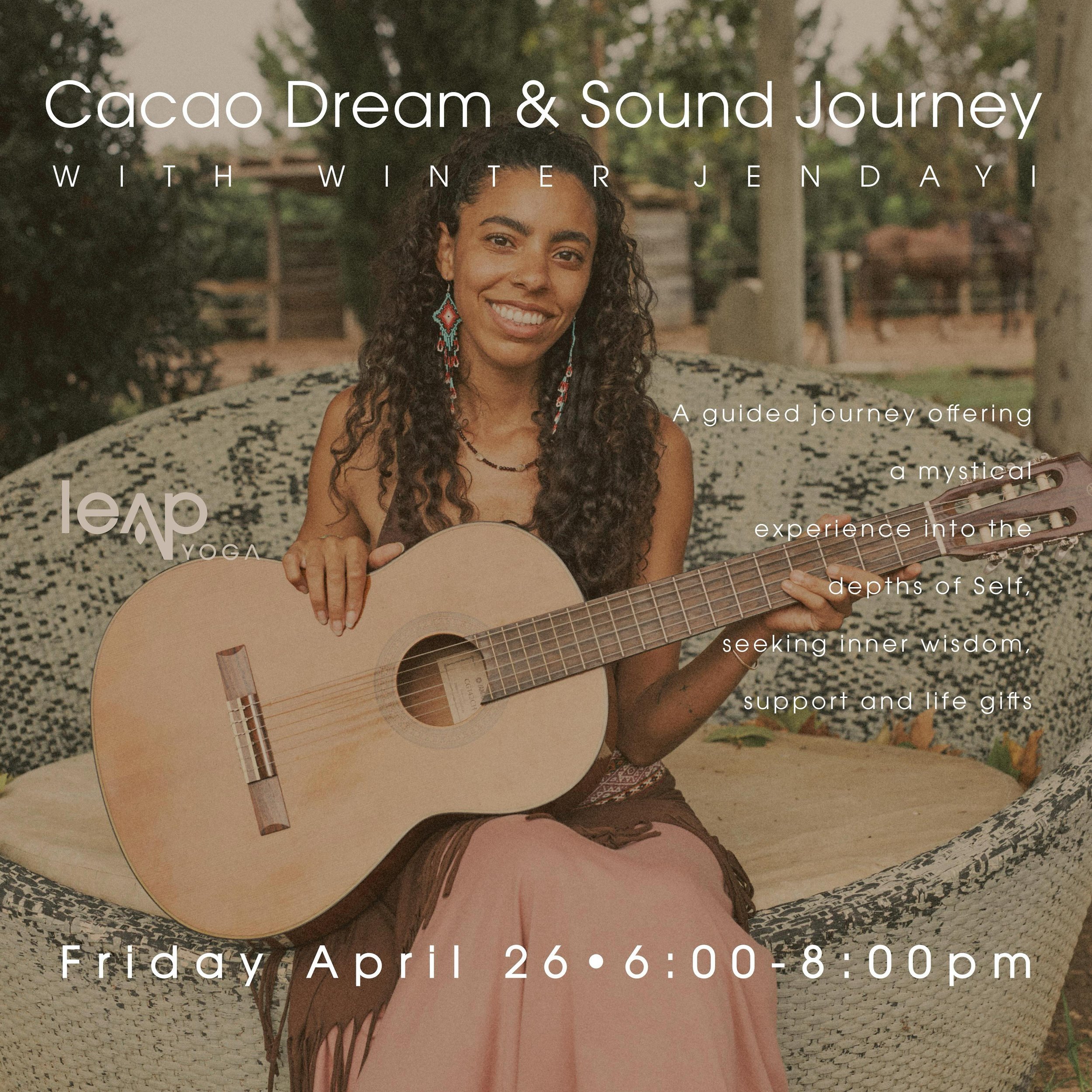 Cacao Dream &amp; Sound Journey ✨

Sacred Song | Purifying Plants | Seasonal Guidance

As Beltane approaches, I give thanks for the lessons of Spring thus far and all that I have been nurturing within. And within the threshold of this sacred day, I a