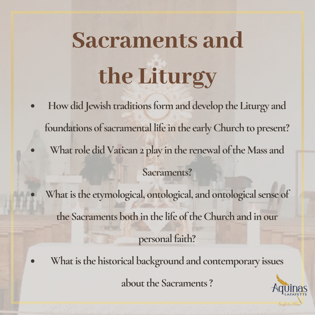 Current Courses — Aquinas Lafayette