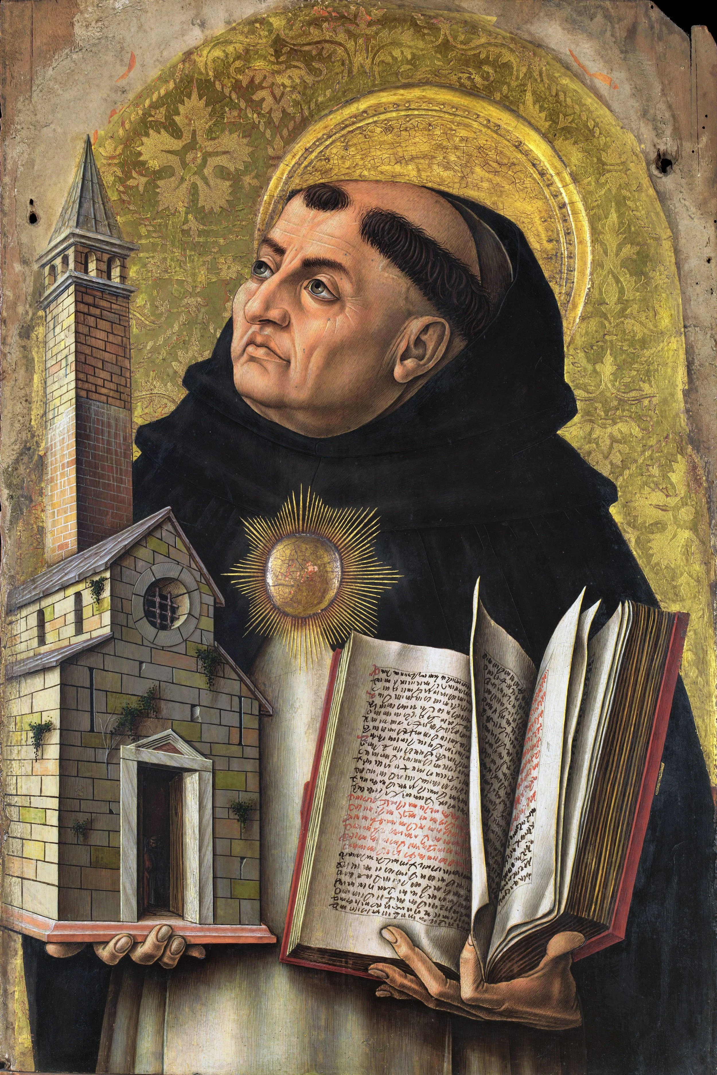 By Carlo Crivelli - This file was derived from: St-thomas-aquinas.jpg:, Public Domain, https://commons.wikimedia.org/w/index.php?curid=106093737