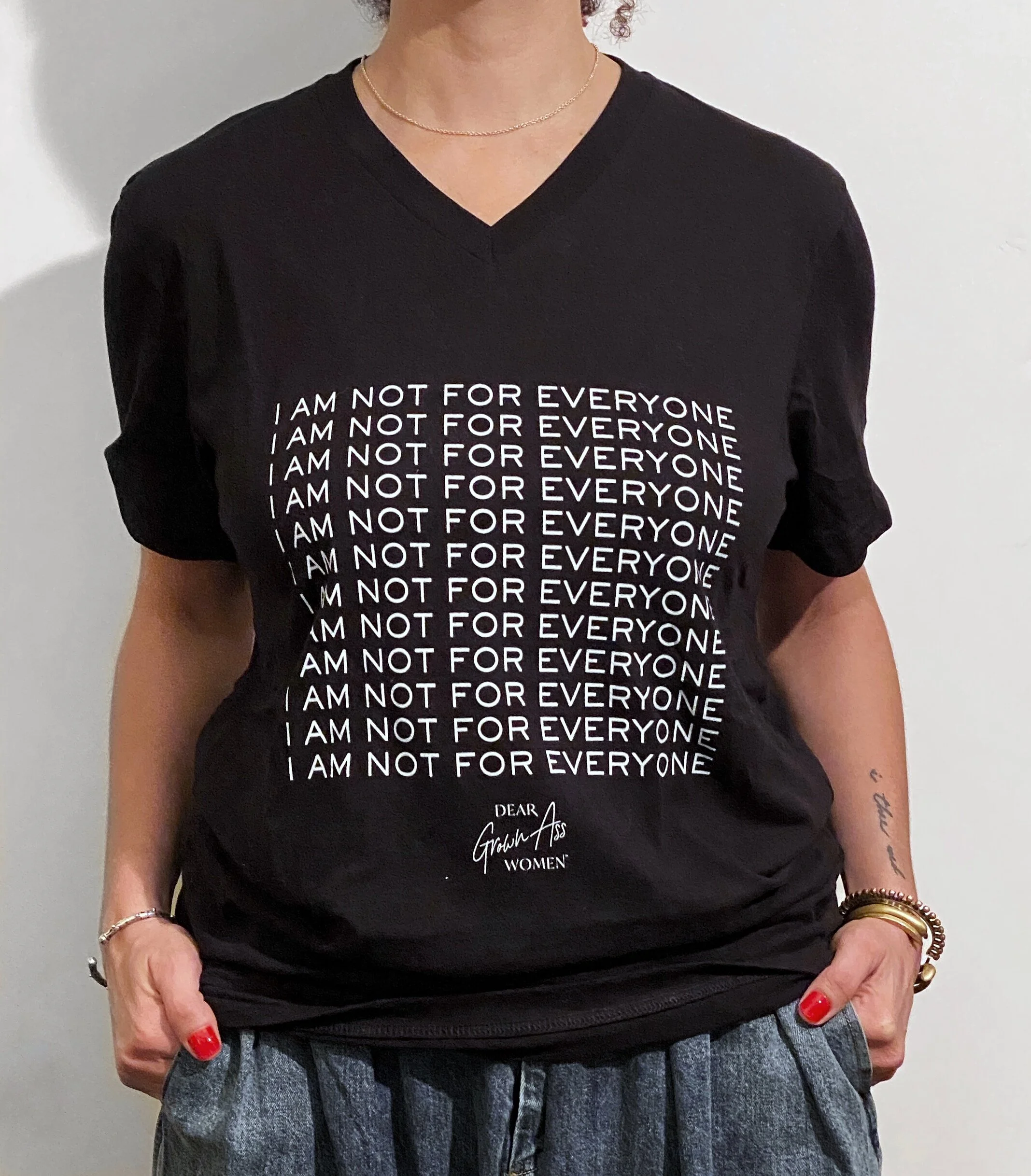 V-NECK: I'm Not For Everyone V-Neck T-Shirt