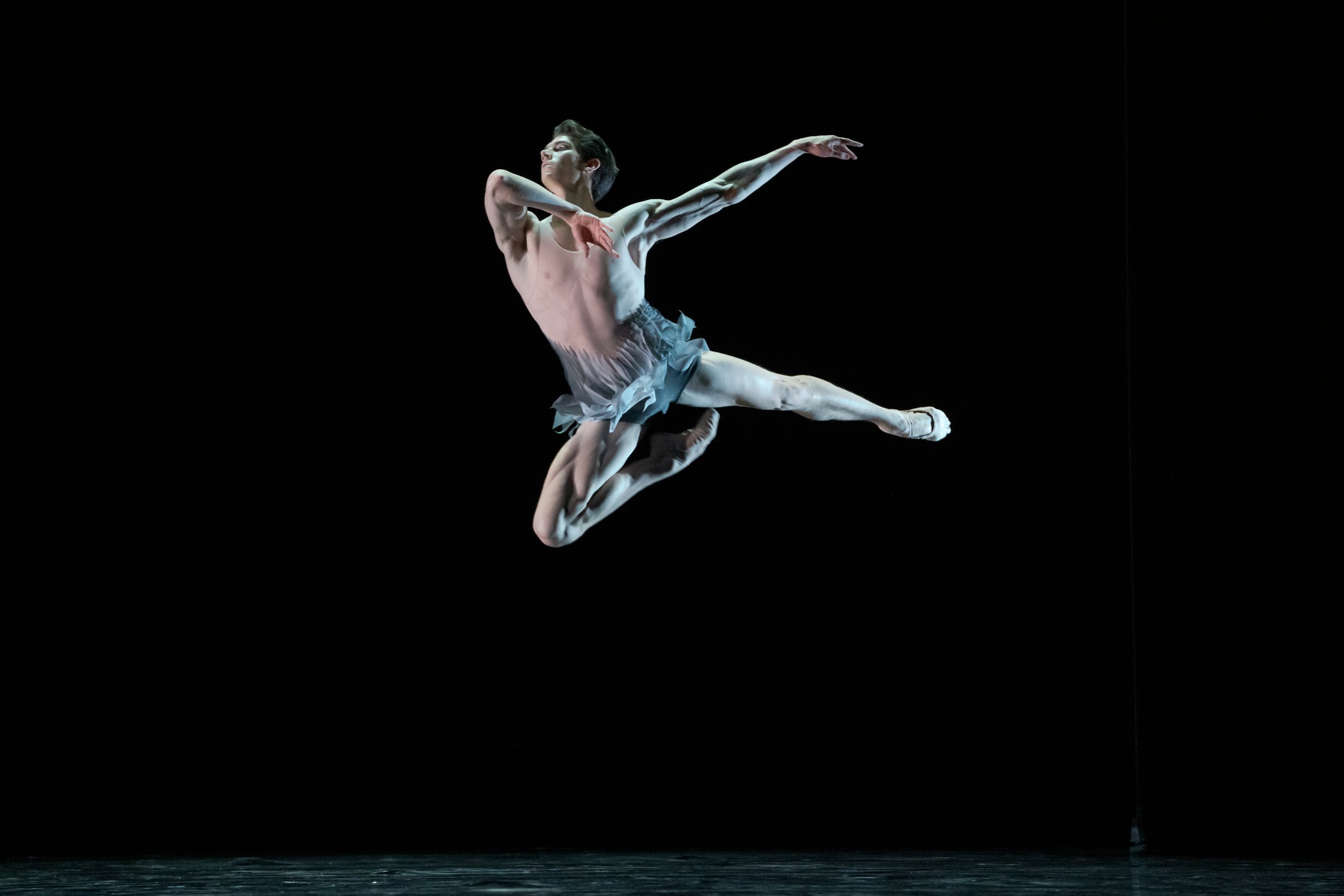  Brendan Saye in Skyward. Photo by Karolina Kuras, courtesy of The National Ballet of Canada. 