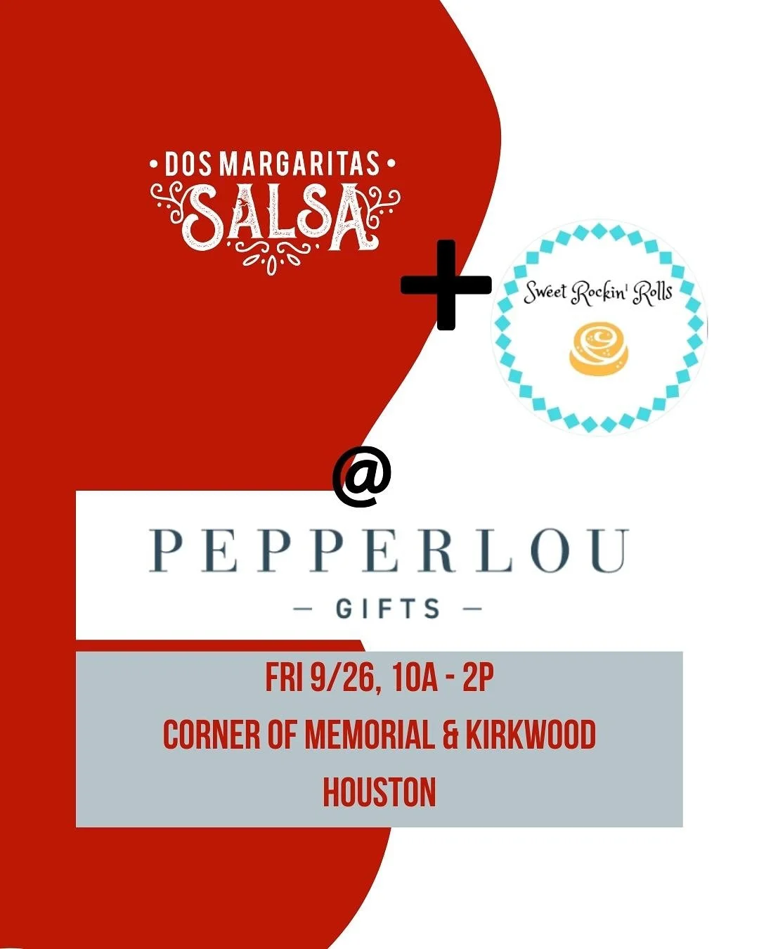 🍴 Hungry for a fun weekend?  Say less&hellip; whether you&rsquo;re brunch-bound in Houston or hitting the Strand for shrimp and sunshine, we&rsquo;ve got you.
✨ Friday 9/26, 10A&ndash;2P 📍 PepperLou Gifts (Memorial &amp; Kirkwood, Houston) Salsa + 