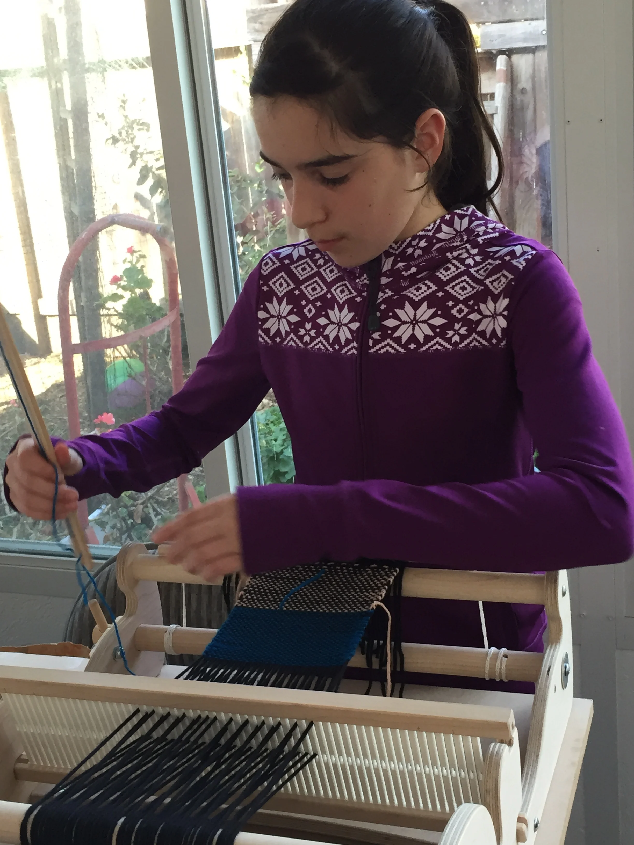 Sewing and Weaving Class