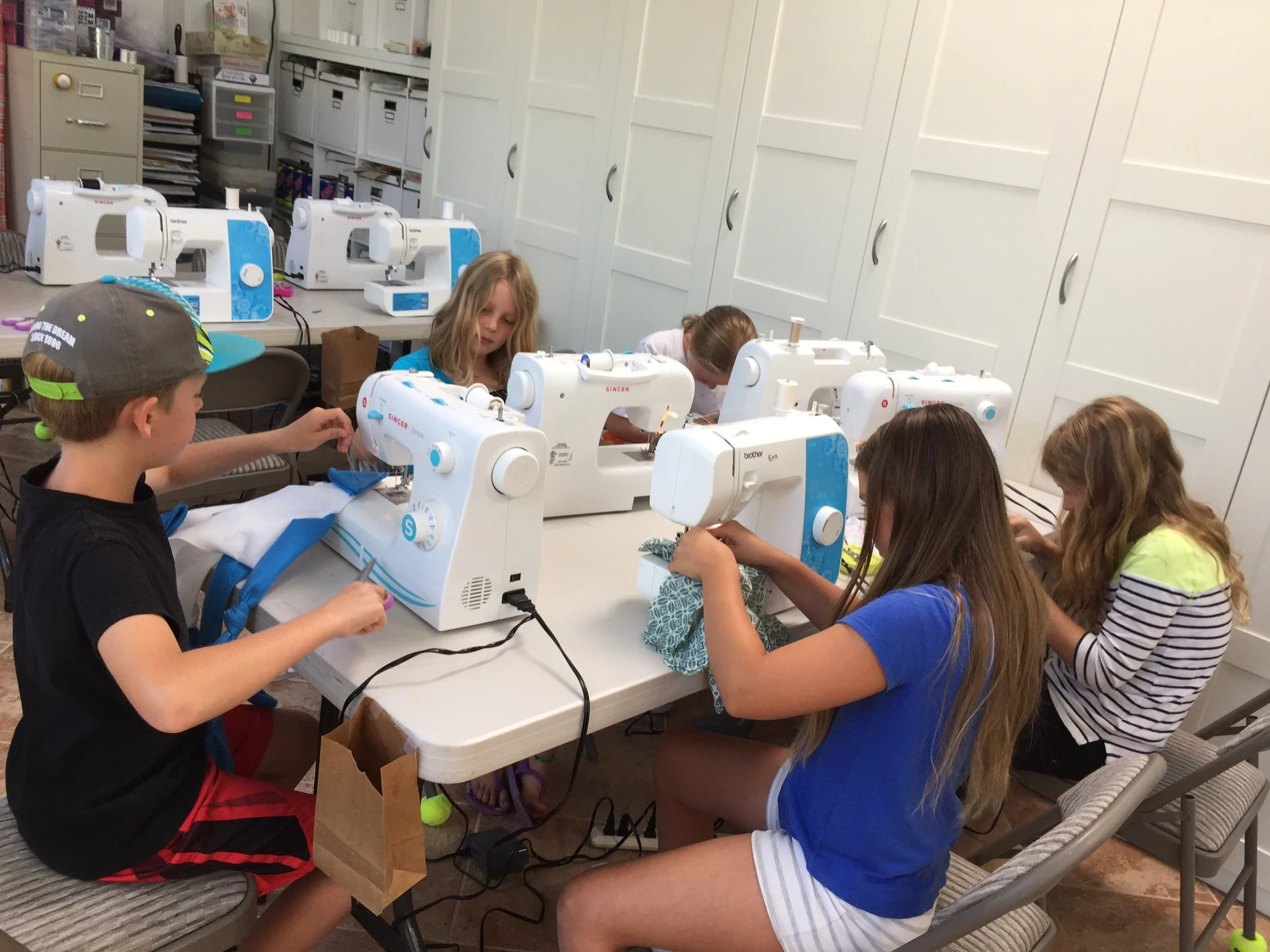 Second Day of Sewing Camp