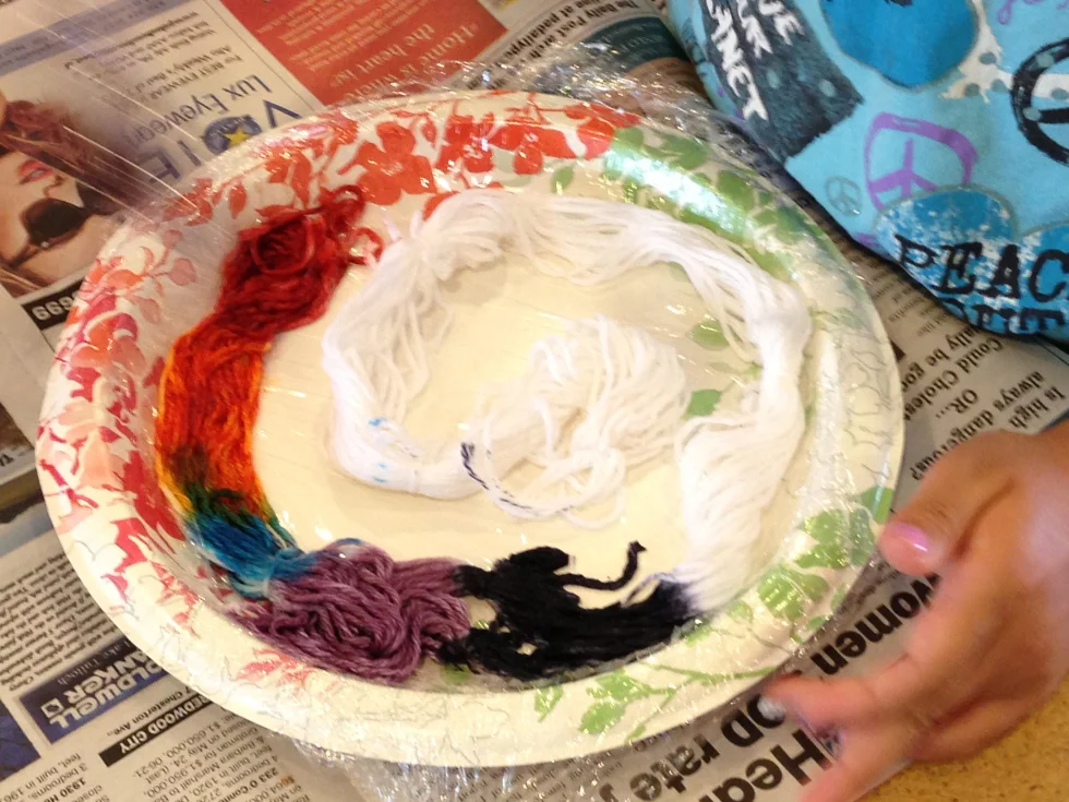 Dyeing Yarn
