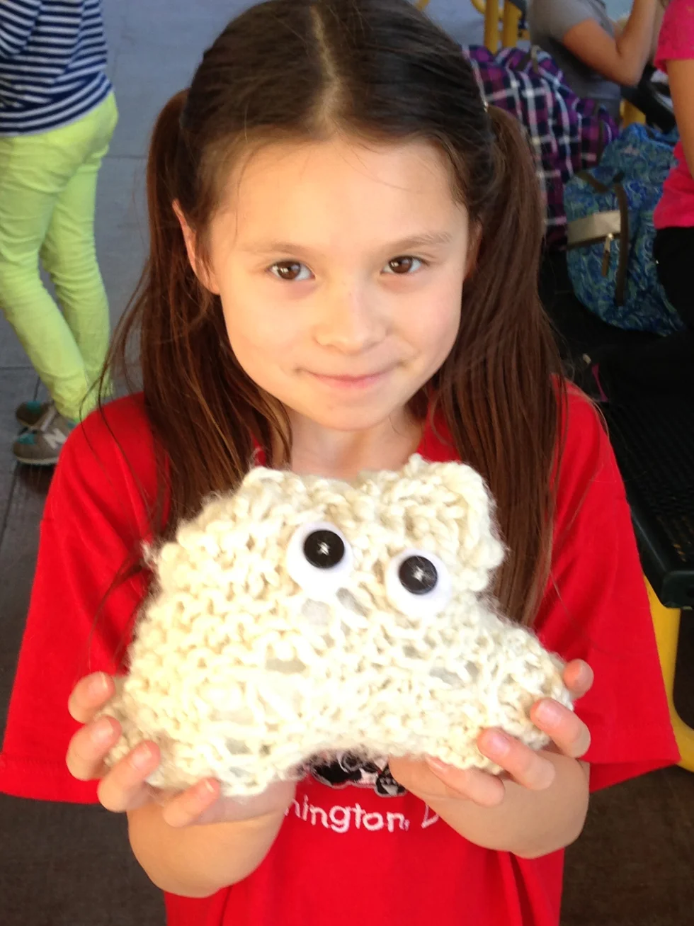 2nd grade Stuffed monster complete!