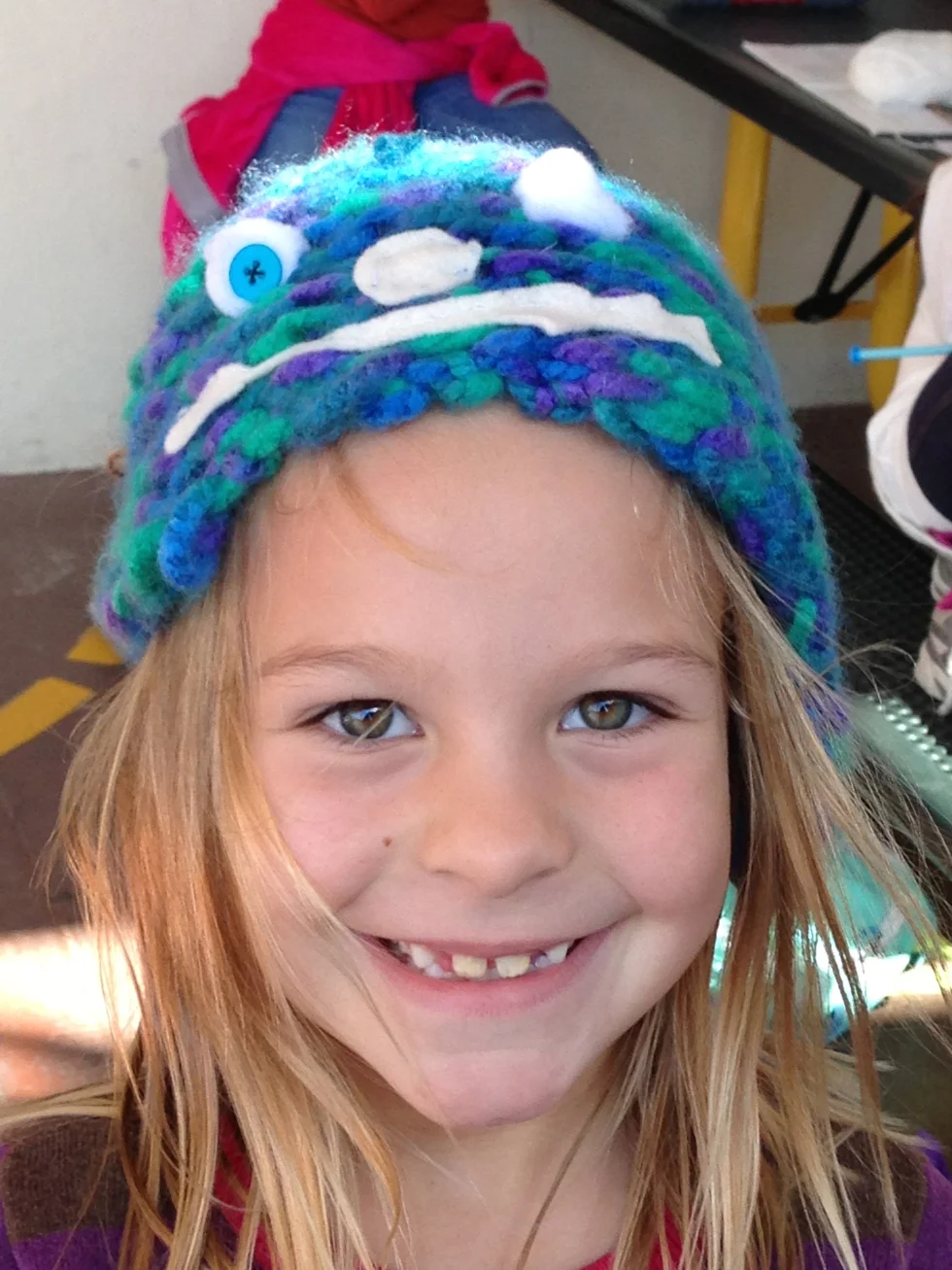 2nd grader - It’s a monster hat!