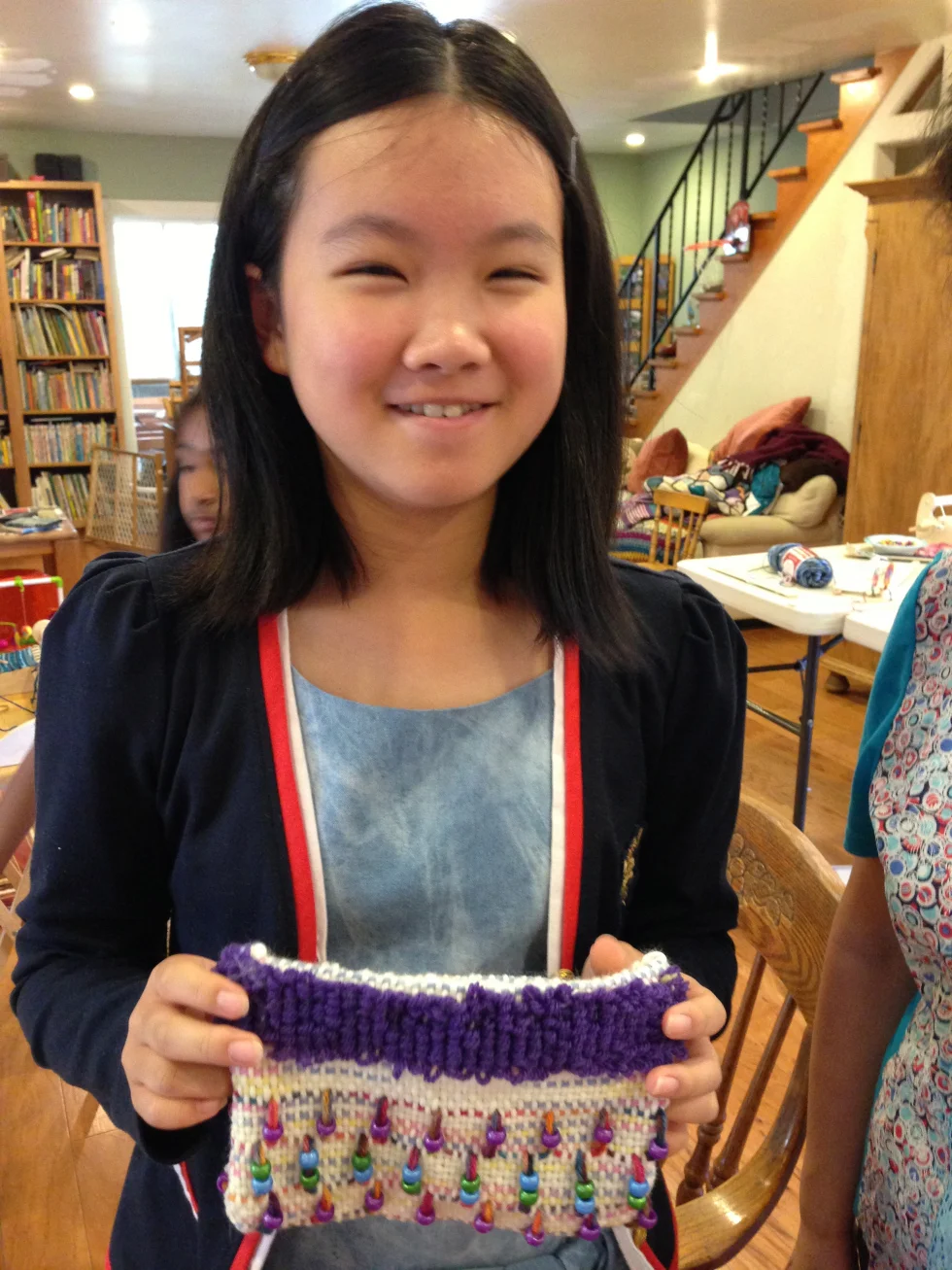 6th grade woven bag.