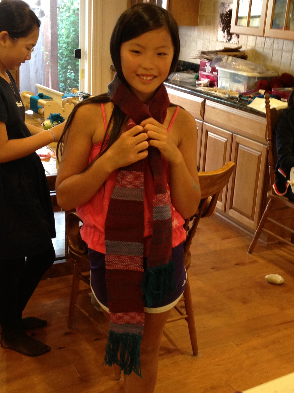 6th grade woven scarf 
