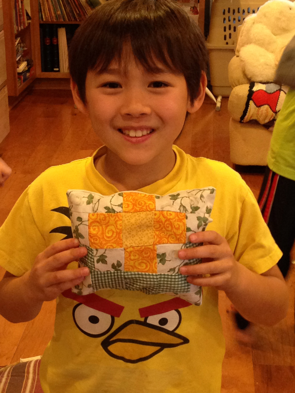  3rd grade finished pillow. 
