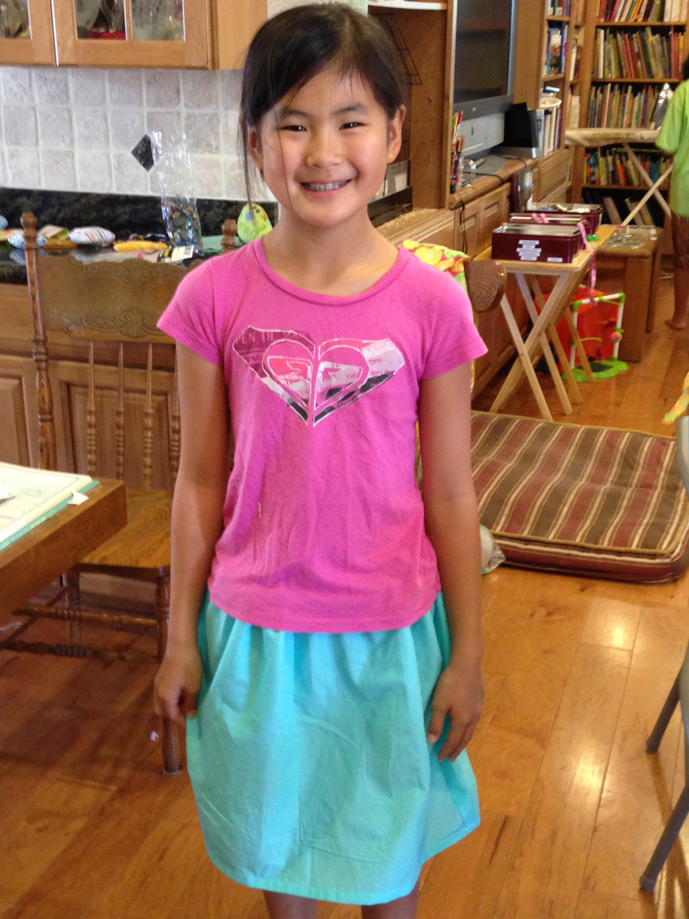  4th grade skirt. 