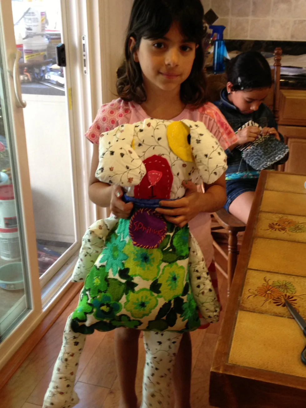 3rd grade stuffed dog.