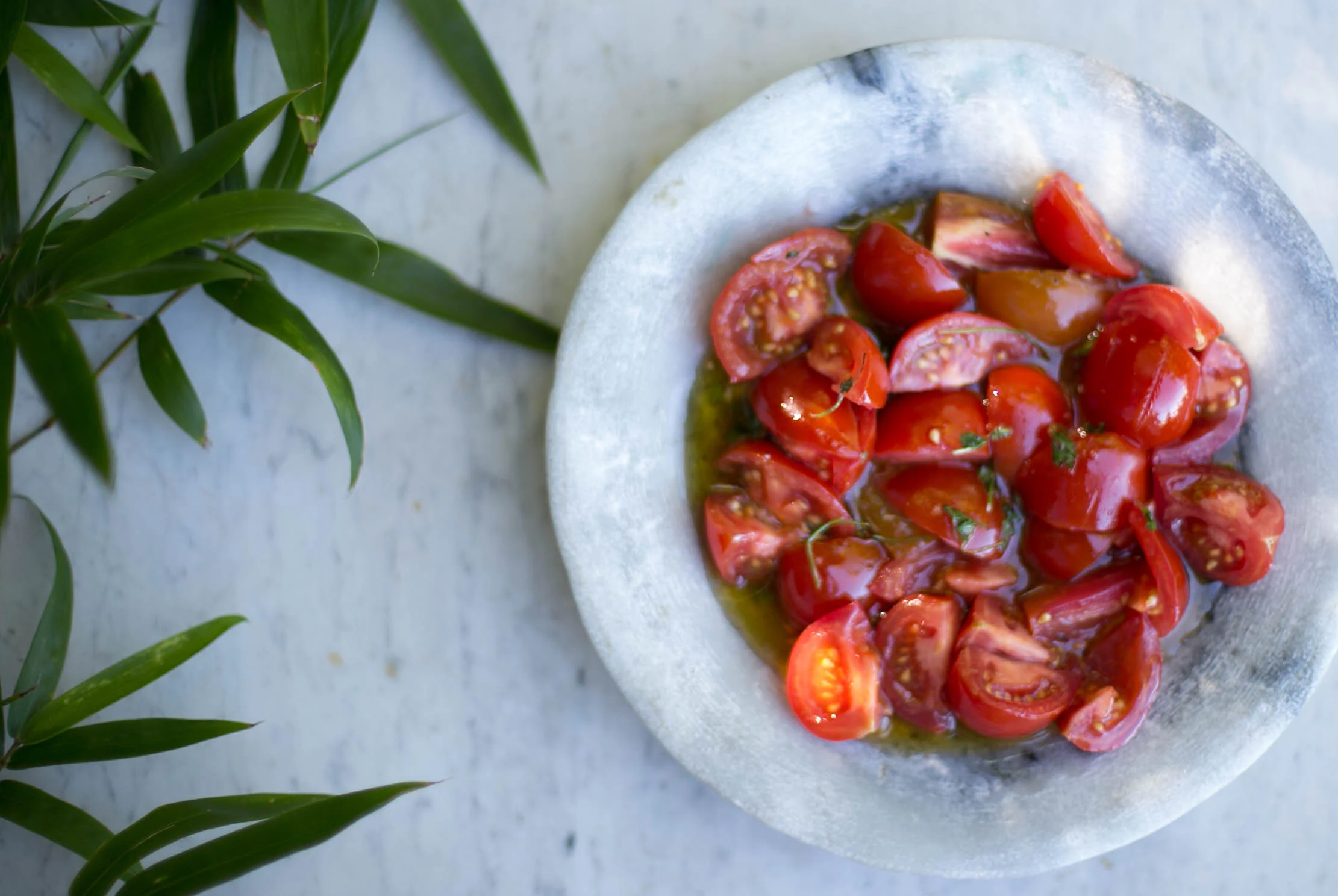 Cooking tomatoes in the sun