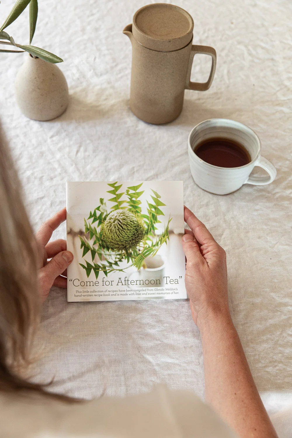 "Come for Afternoon Tea" mini cookbook