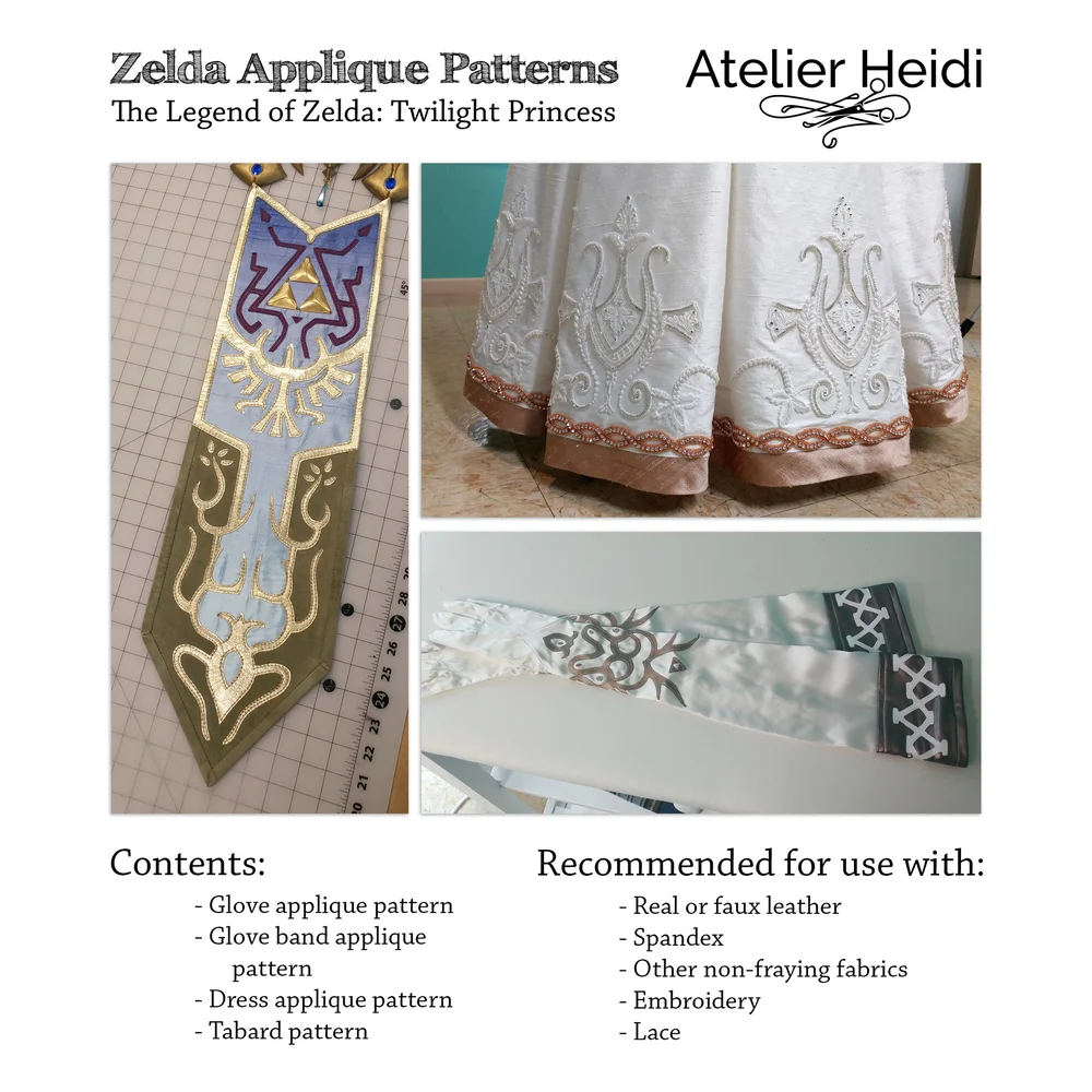 princess zelda dress pattern Ocarina of Time Zelda Sewing Pattern