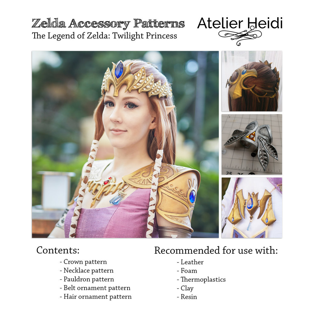 Princess Zelda - Accessory Patterns — Atelier Heidi