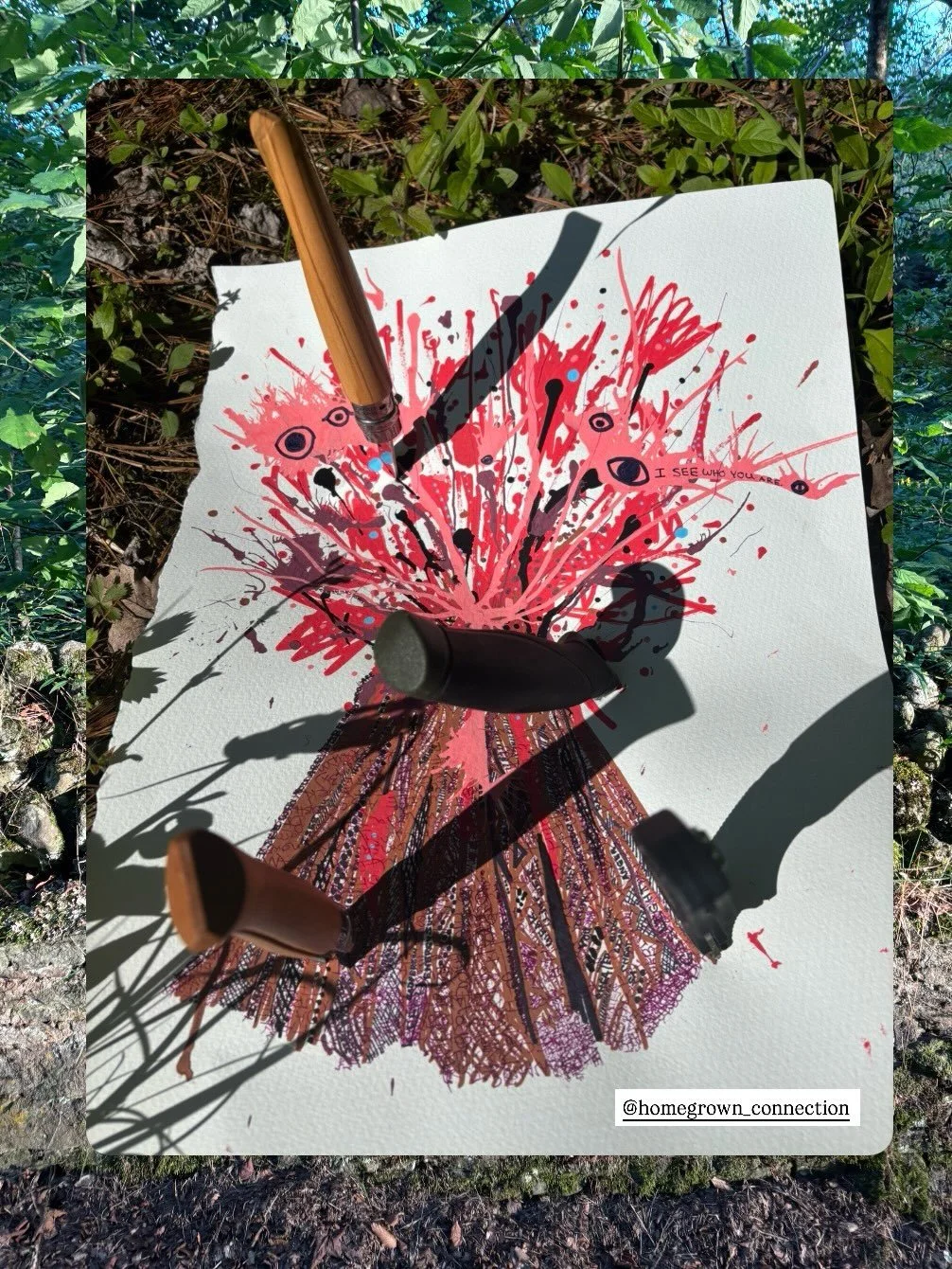 Body map transmutation; created May 2025

Sometimes a person deeply hurts us so deeply while also unable to see their actions or hold themselves accountable because of fear.

This is their weakness, and them showing you who they are. 

The actions of