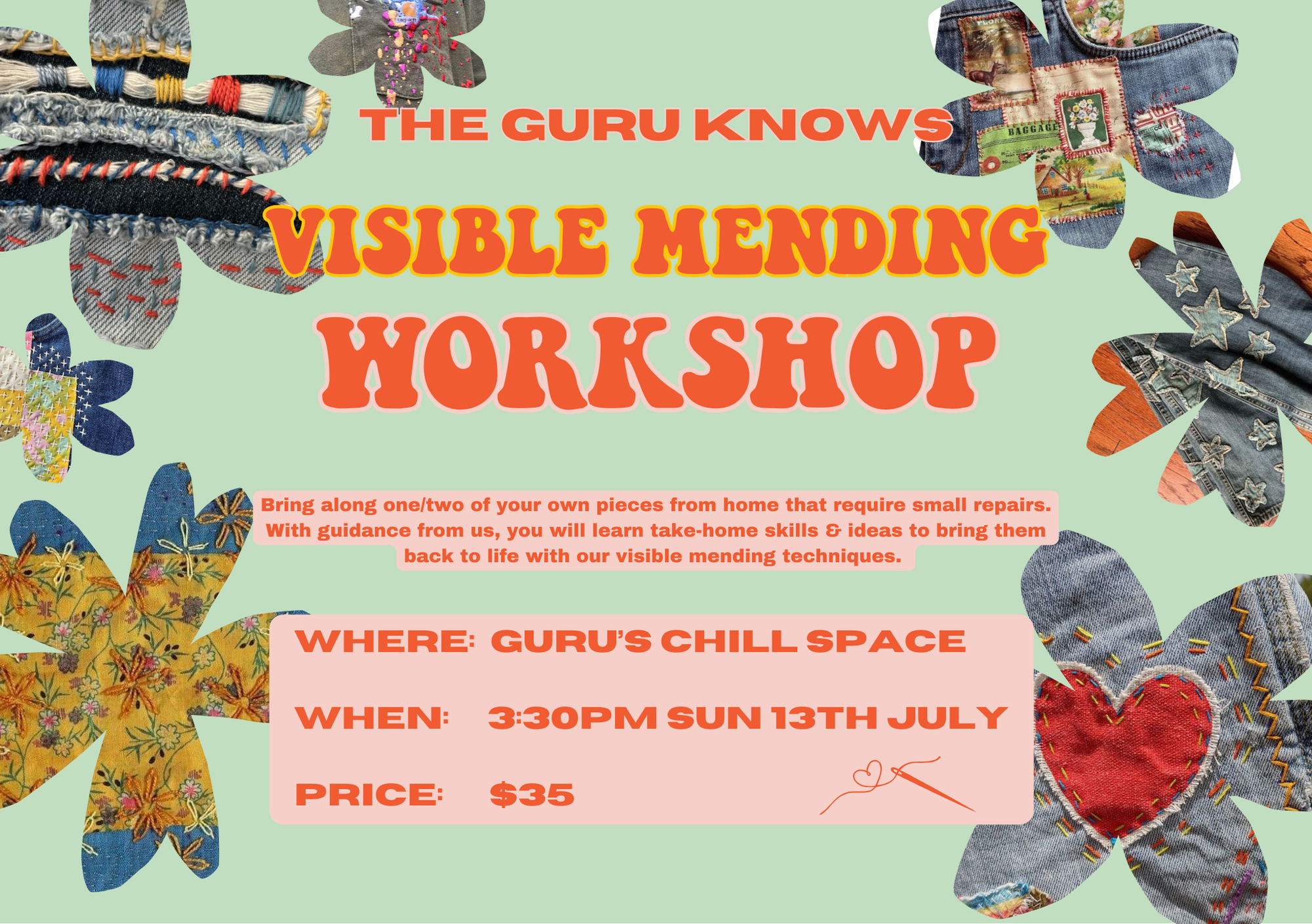 Visible Mending Work