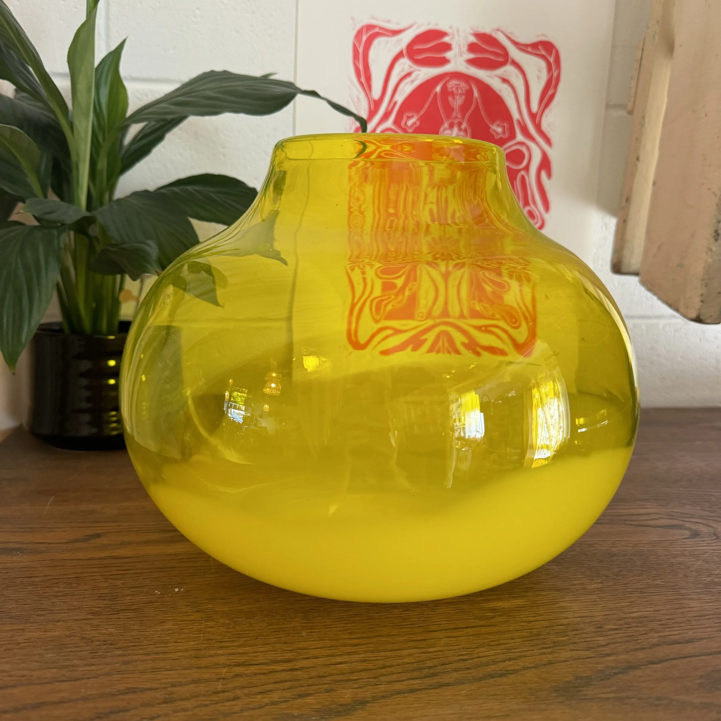 Hand Blown Glass Vase
