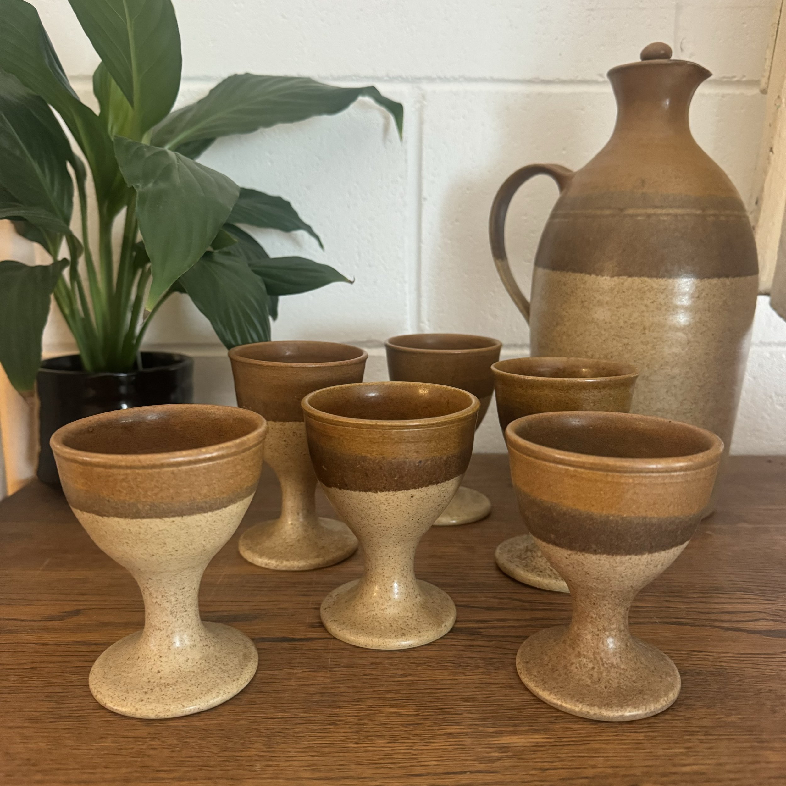 Ceramic Goblet Set