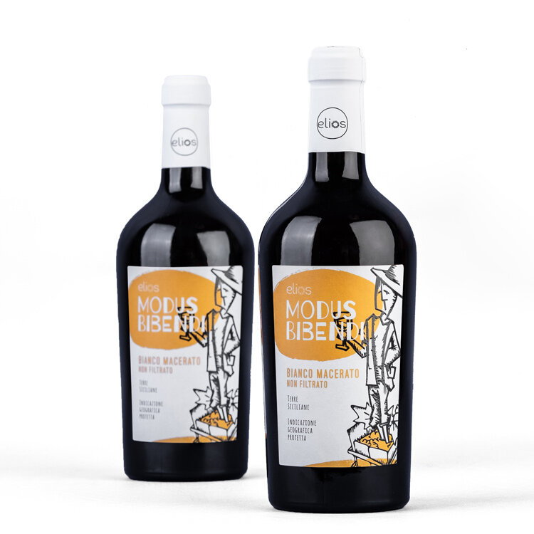 Modus bibendi Vino arancio vino arancione vino a contatto con la pelle naturale | vino macerato naturale Elios Italia sicilia