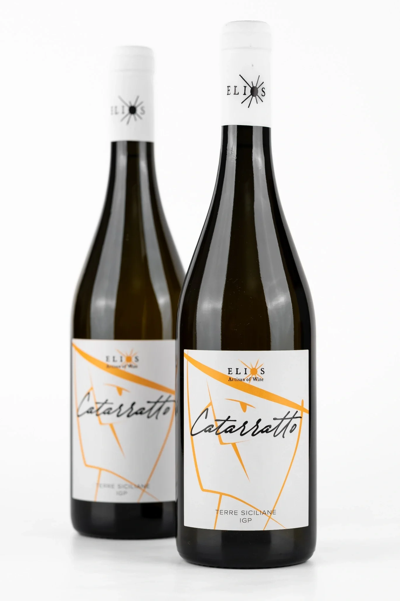 Vino bianco naturale Catarratto della Sicilia prodotto dalla cantina Elios