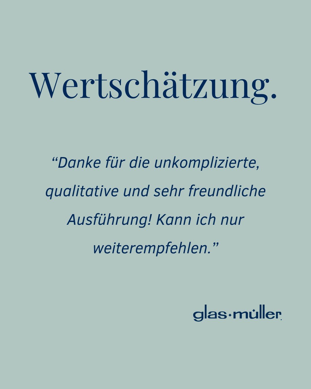 Die Wertsch&auml;tzung unserer Kunden zeigt uns, dass Qualit&auml;t, Best&auml;ndigkeit und eine Zusammenarbeit auf Augenh&ouml;he wahrgenommen werden. Sie best&auml;rkt uns darin, jedes Projekt unkompliziert, verl&auml;sslich und mit echter Freude a