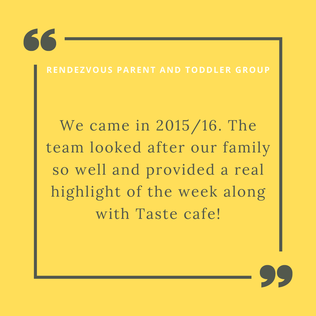 Rendezvous Parent and Toddler Group Announcement