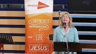 Jesus and a woman