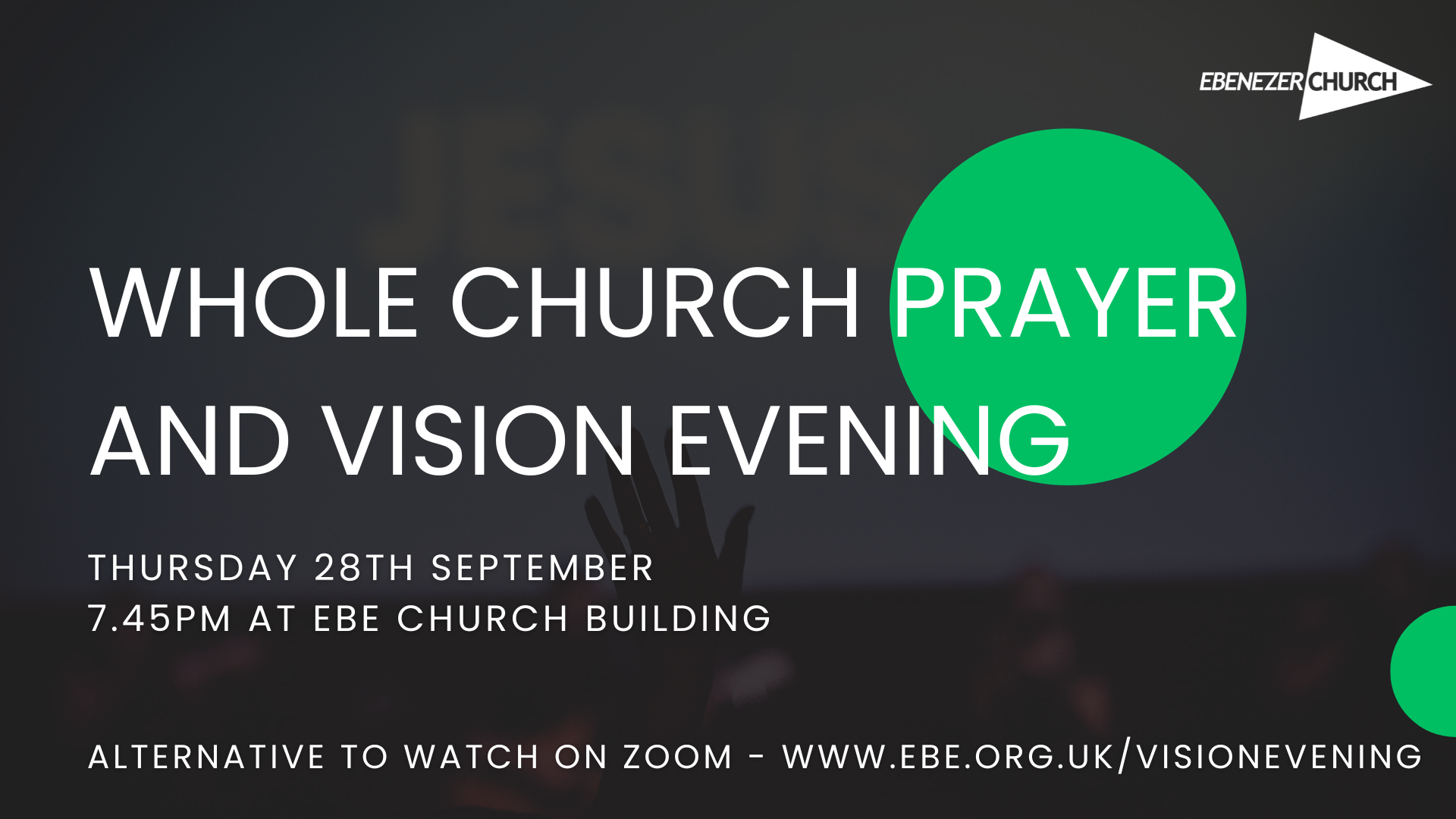 Whole Church Prayer and Vision Evening