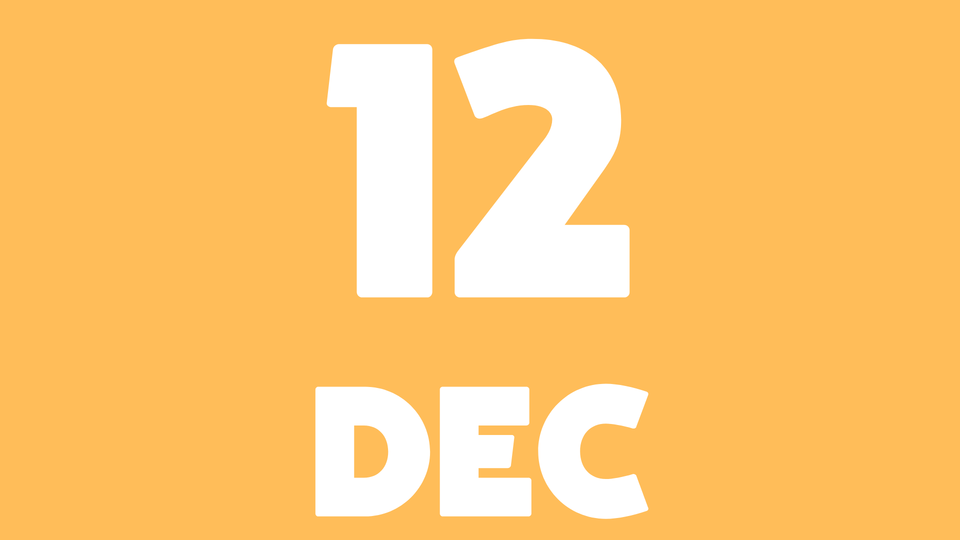 Advent Series - Friday 12th December