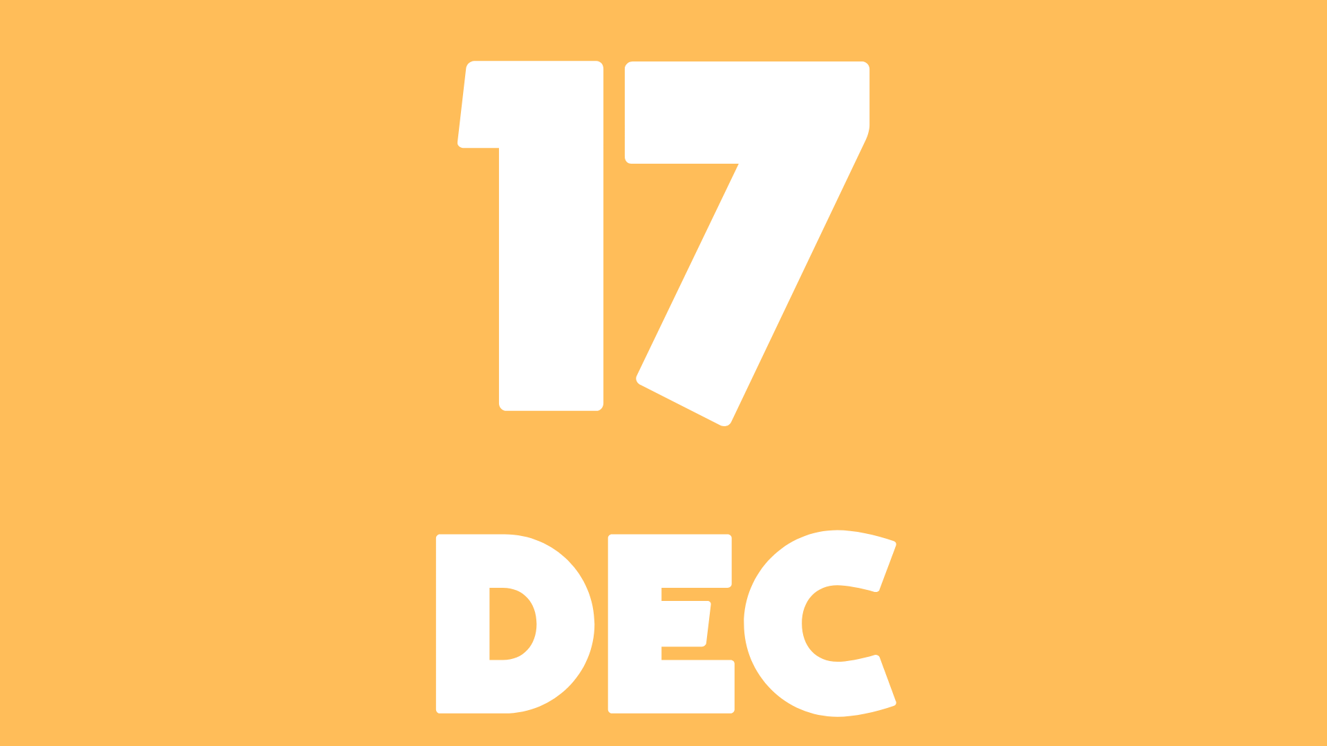 Advent Series - Wednesday 17th December